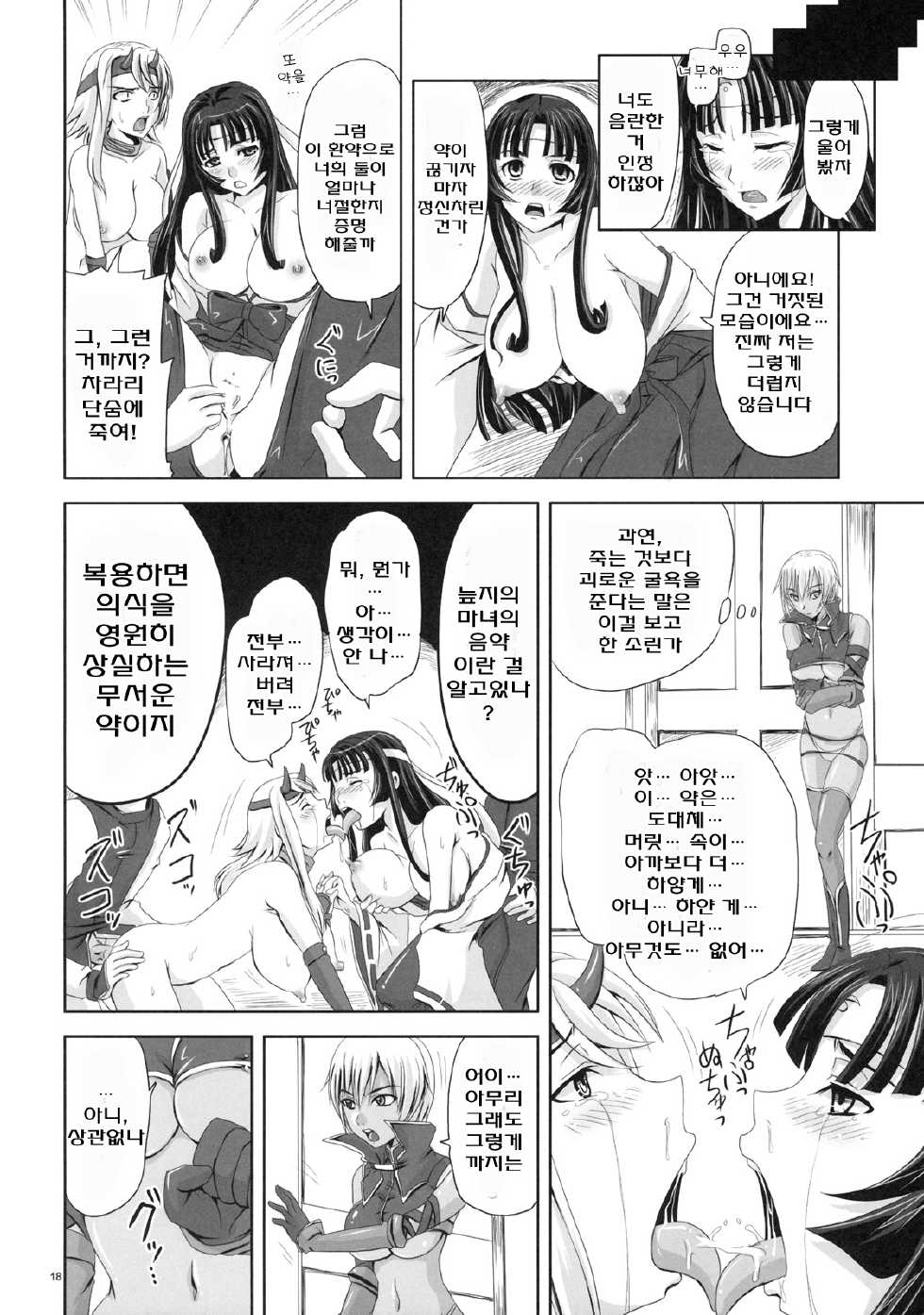 (SC45) [Nozarashi (Nozarashi Satoru)] Hyakka Seihou, Hyakka Ryouran (Queen's Blade) [Korean] [리치니스] - Page 17