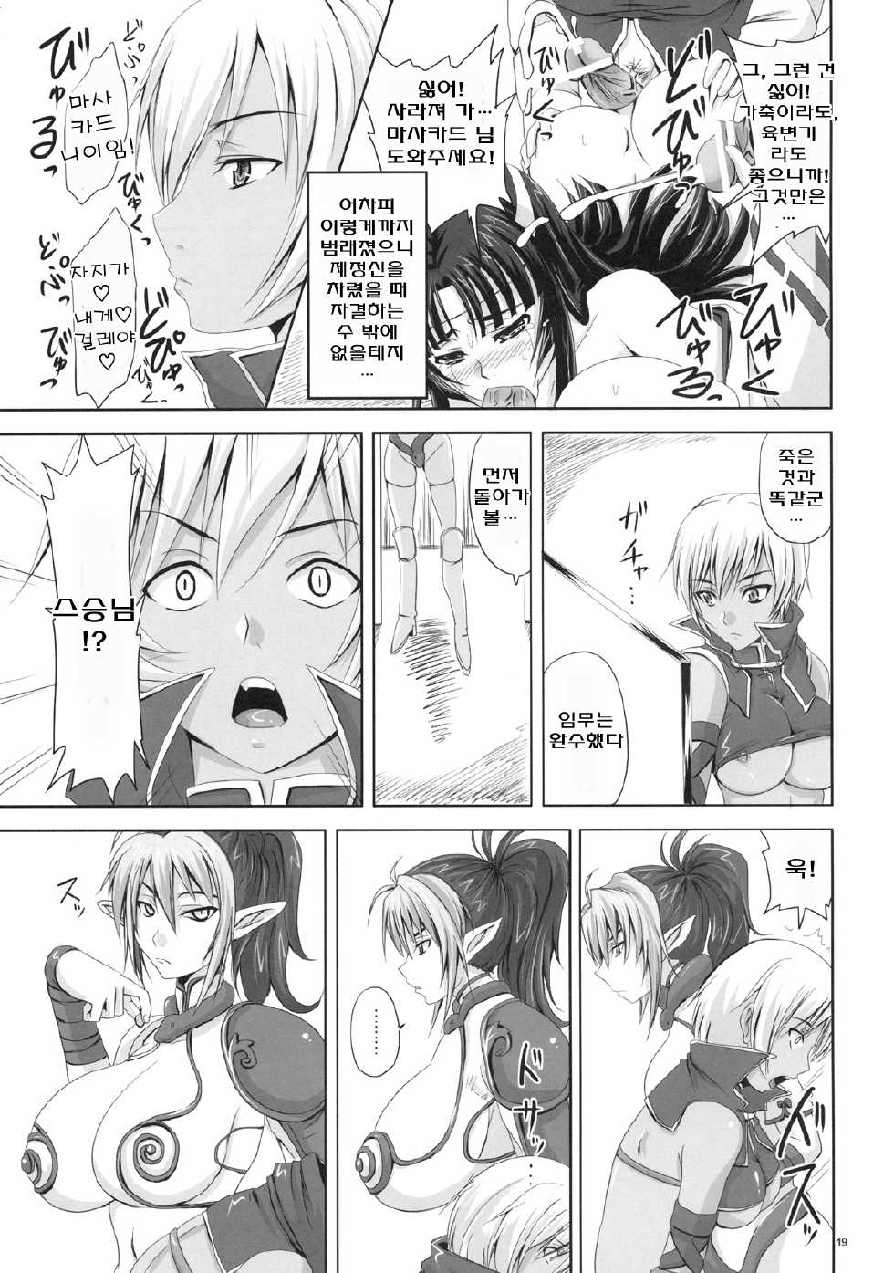 (SC45) [Nozarashi (Nozarashi Satoru)] Hyakka Seihou, Hyakka Ryouran (Queen's Blade) [Korean] [리치니스] - Page 18
