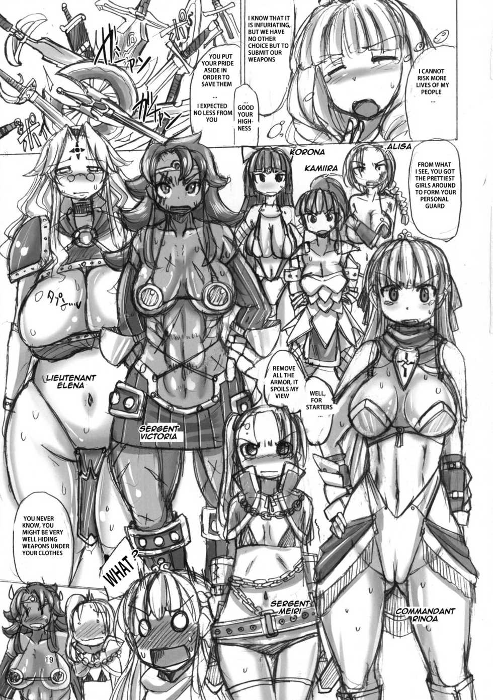 [Freddie Works (Sakazaki Freddie)] Amazons Shuuraku Marugoto Nikubenki-ka Keikaku | Plan to Transform the Amazons Into Sex Objects [English] [Hentai Tonic] [Digital] - Page 18