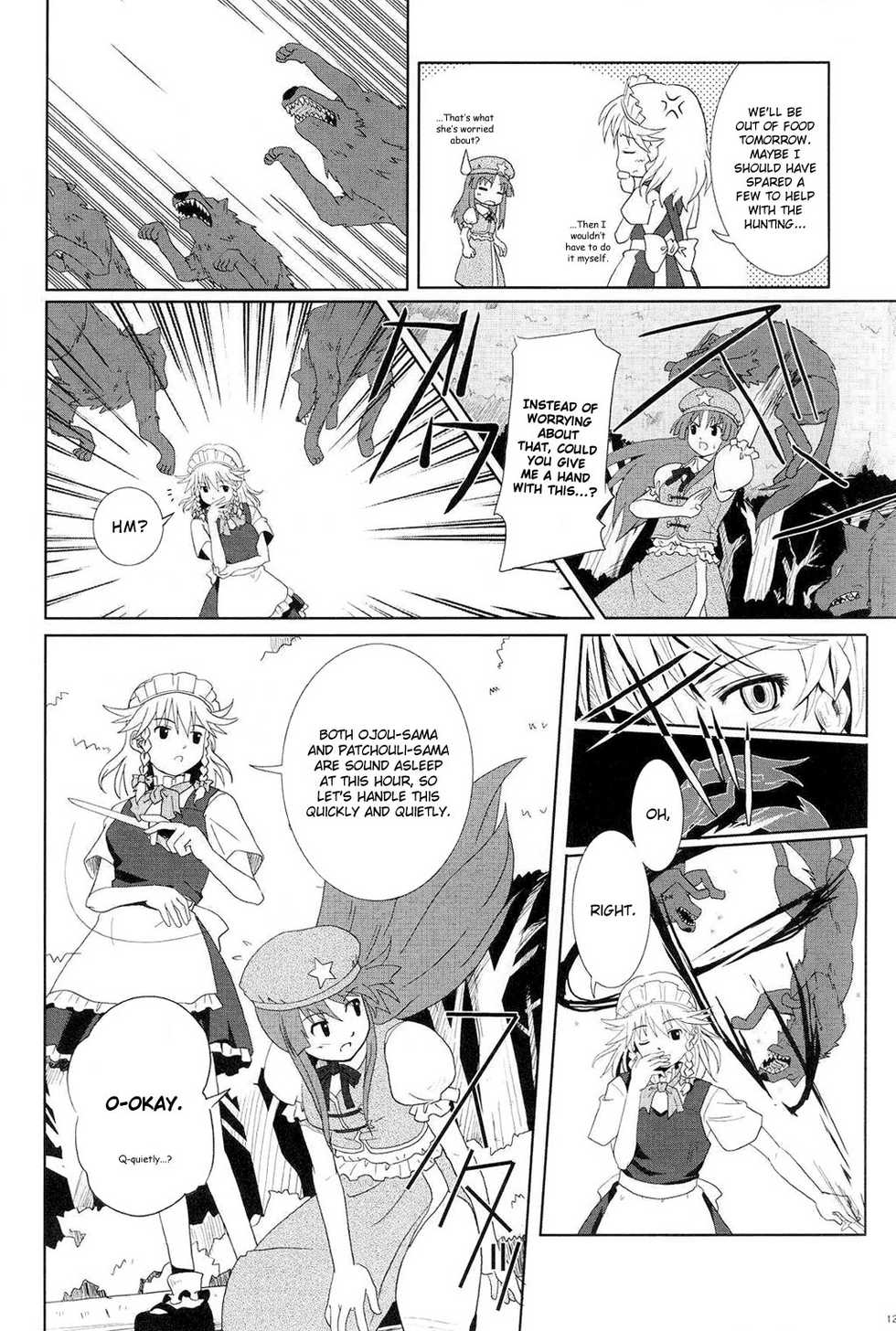 (C66) [Haniwa no Demise (Haniwa)] Juuroku no Tsukiyo ni Warau | Smiling at the sixteen moonlit nights (Touhou Project) [English] [Adonic Meki] - Page 11