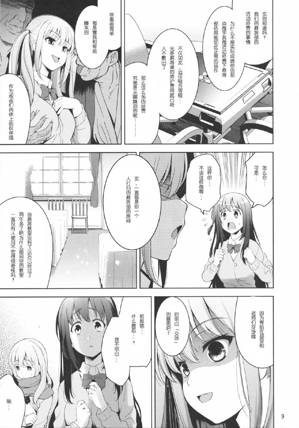 (C82) [Goromenz (Yasui Riosuke)] Manganzenseki (Saki Achiga-hen) [Chinese] [脸肿汉化组] - Page 10