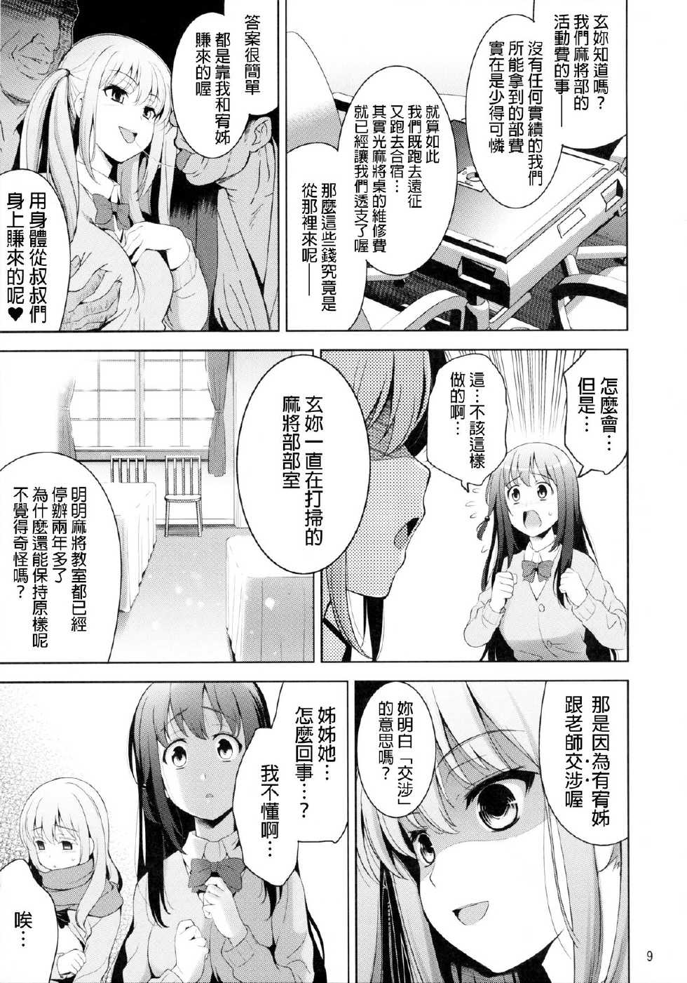 (C82) [Goromenz (Yasui Riosuke)] Manganzenseki (Saki Achiga-hen) [Chinese] [final個人漢化] - Page 8