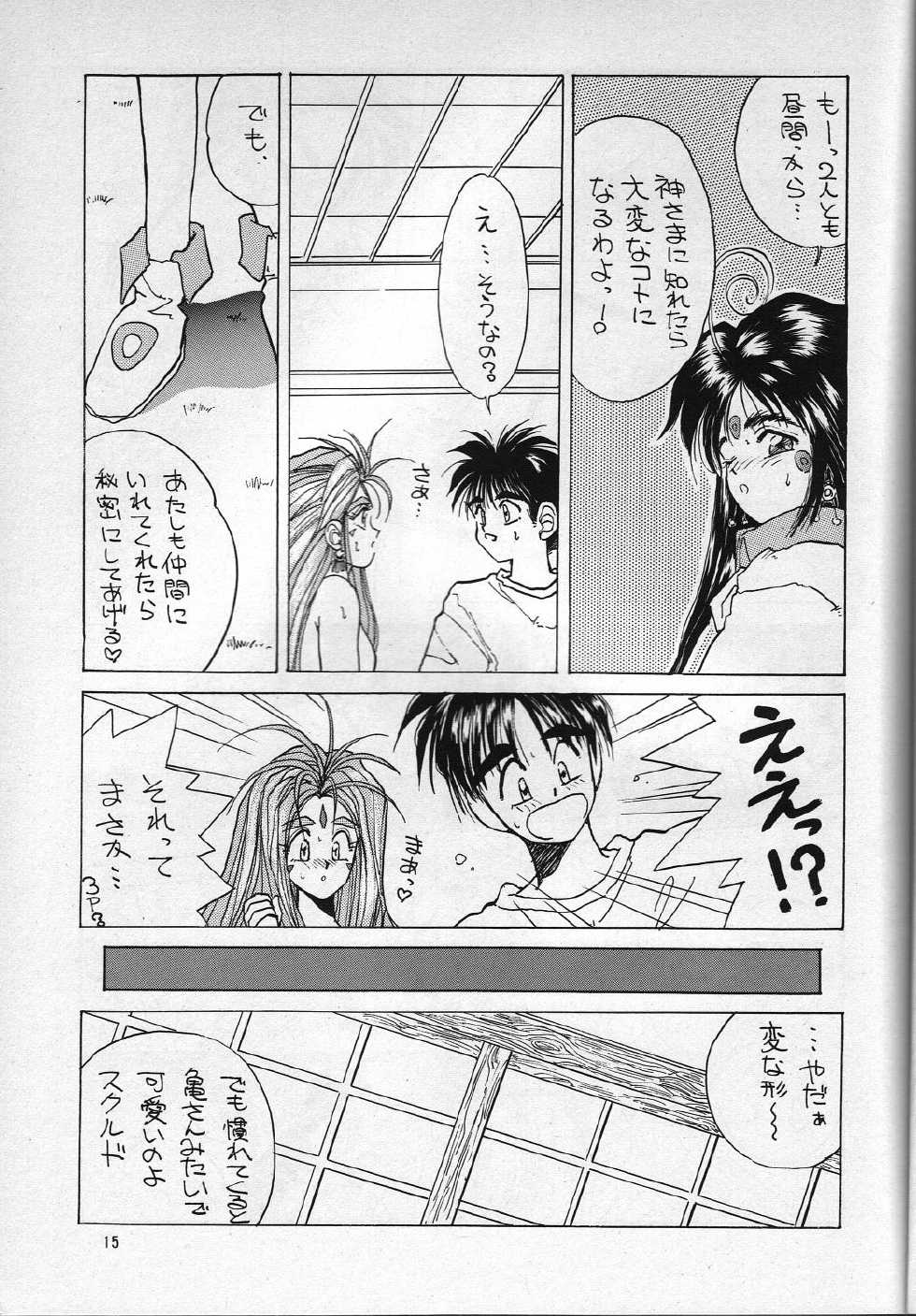 (C48) [Team Plus-Y (Takanabe Chitose)] H Takanabe Chitose Works VOLUME 1 (Fushigi no Umi no Nadia, Oh My Goddess!, Sonic Soldier Borgman) - Page 14