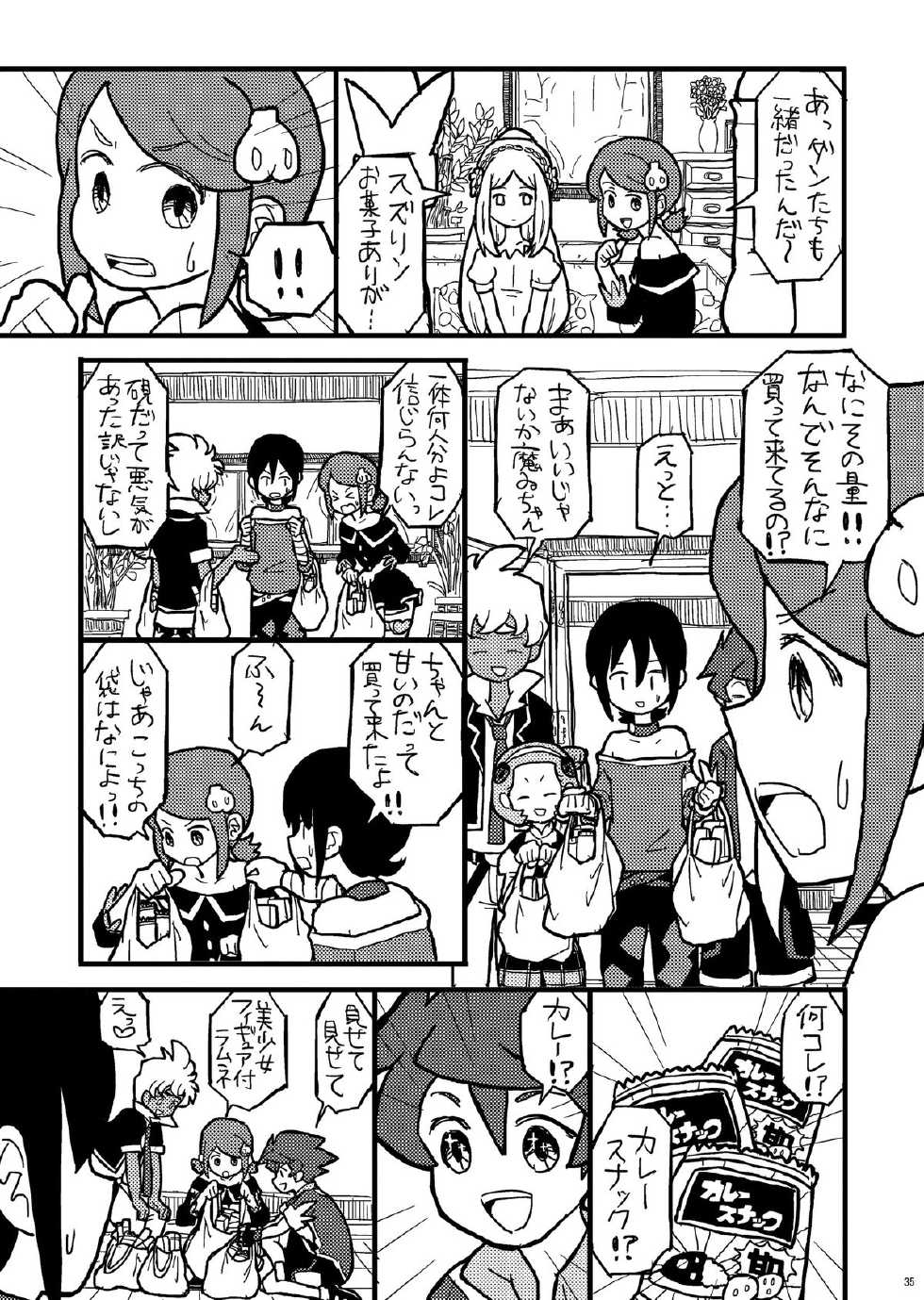(C81)[Inkstone (Amami Ryouko)] Riot -Remix- (Battle Spirits) - Page 34