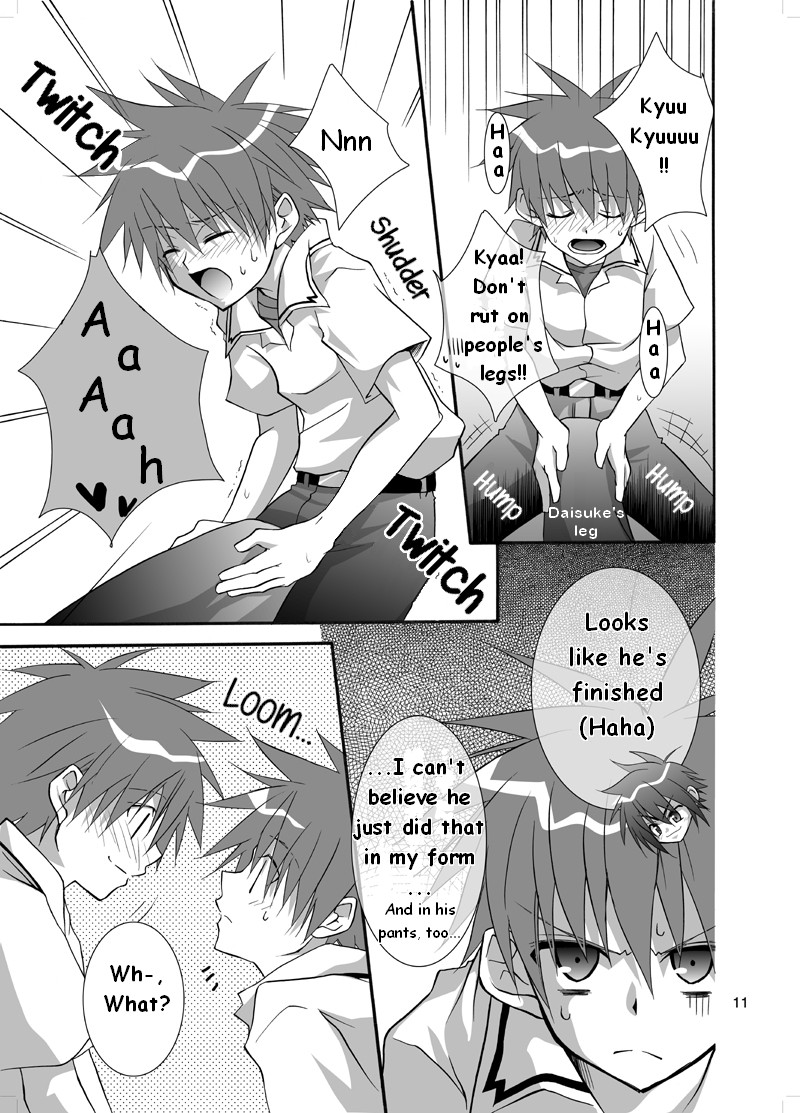 (Shotaket 9) [Panda 4gou (Shima Kyousuke)] Daisukeiro + Saeharairo (D.N.Angel) [English] [TnK O] - Page 10