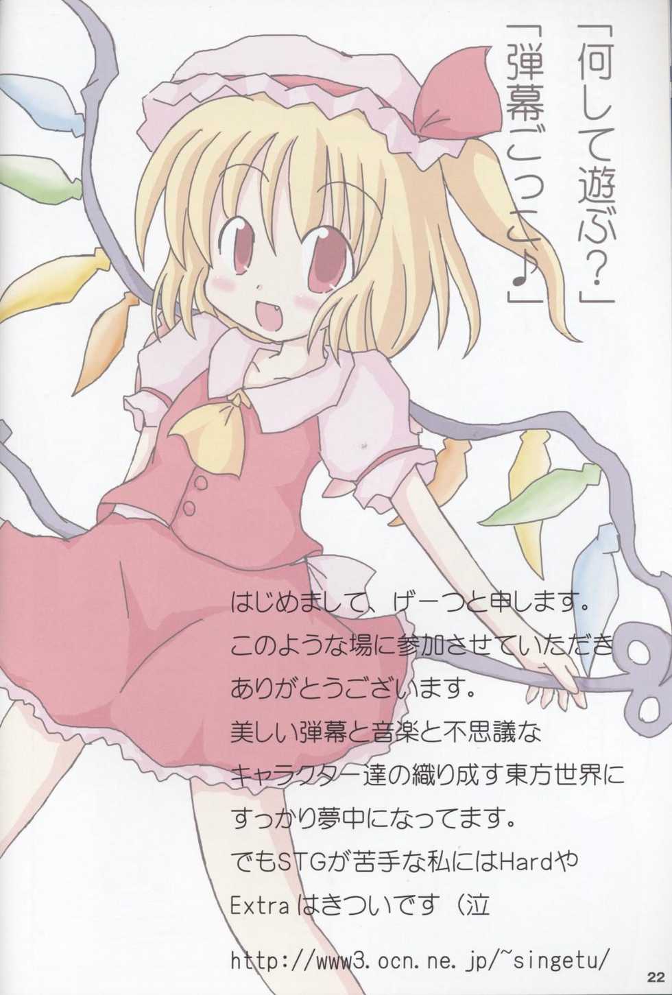 (C67) [NECO Seiryuu (Various)] Touhou Shoujo Shuuishuu Ichi (Touhou Project) - Page 22