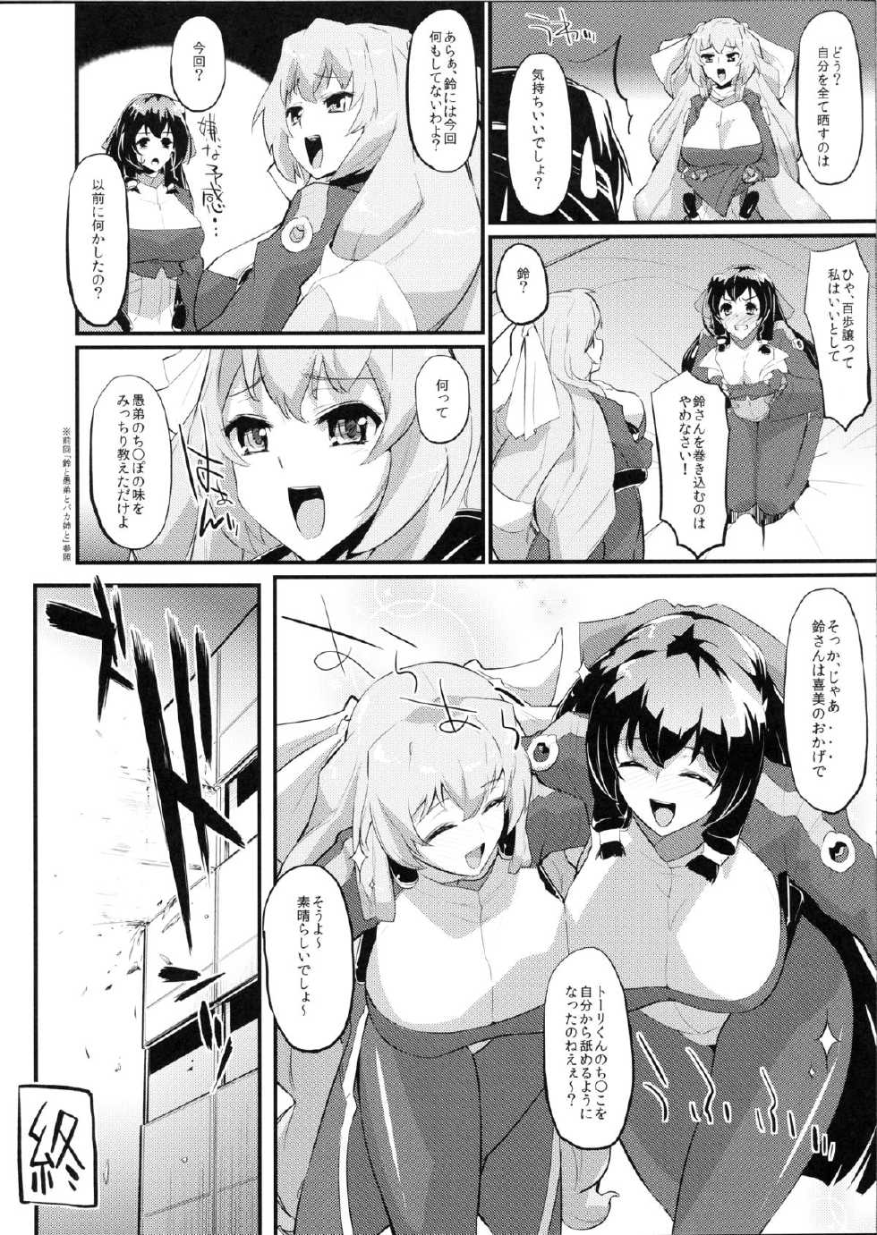 (COMIC1☆6) [Morimiyakan (Morimiya Masayuki)] Suzu to Gutei to Asamachi to (Kyoukai Senjou no Horizon) - Page 20