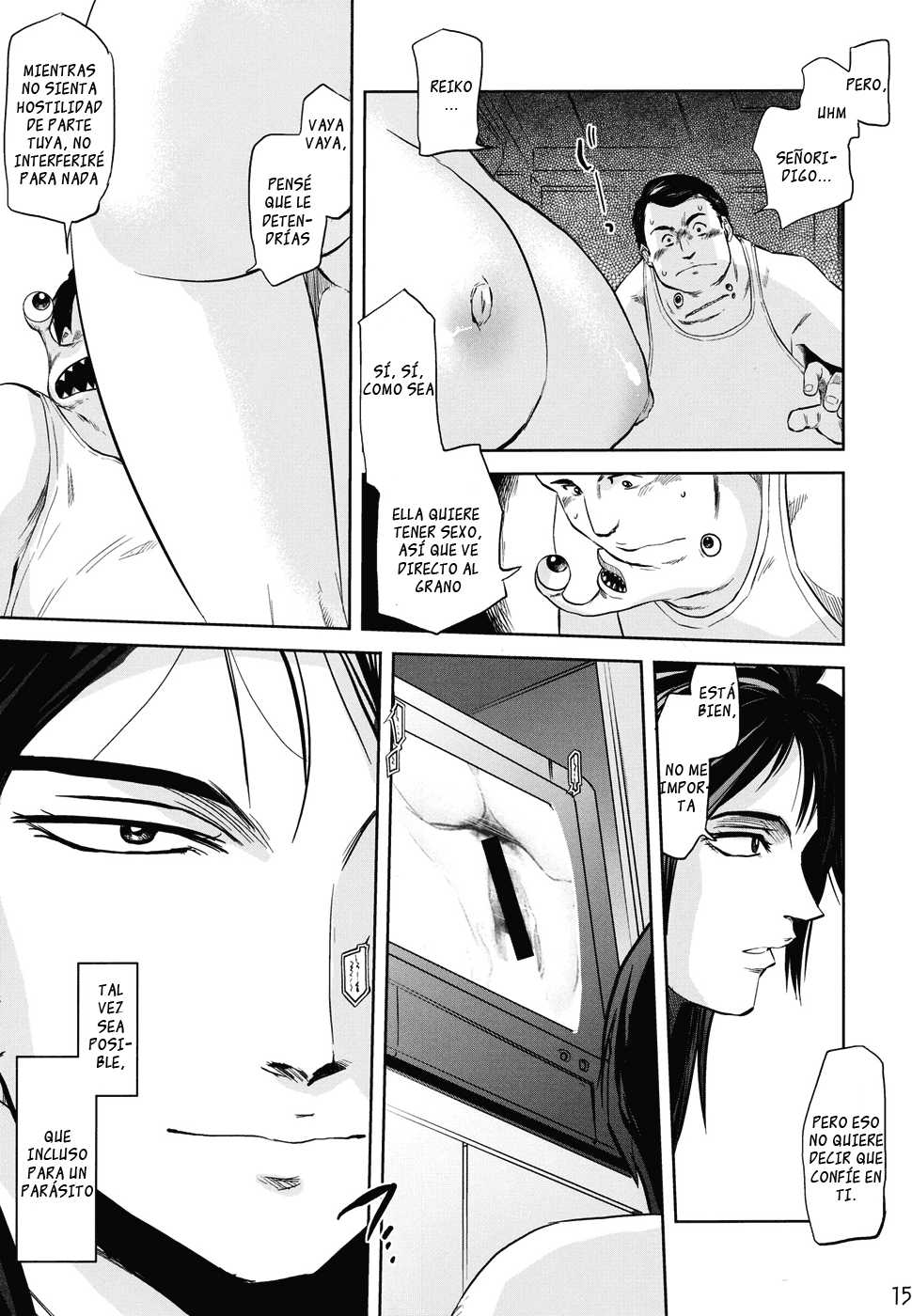 (C80) [Rapid Rabbit (Mr Pavlov)] Tamurabon (Parasyte) [Spanish] - Page 13