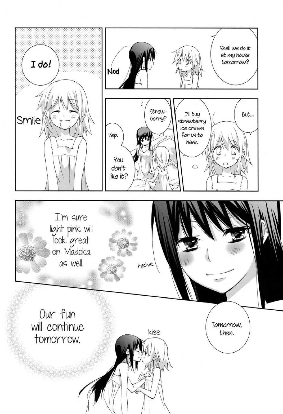 (C82) [Hitomaron (Setouchi Sumako)] Daisuki dayo! 4 | I Love You! 4 (Puella Magi Madoka Magica) [English] [Yuri-ism] - Page 22