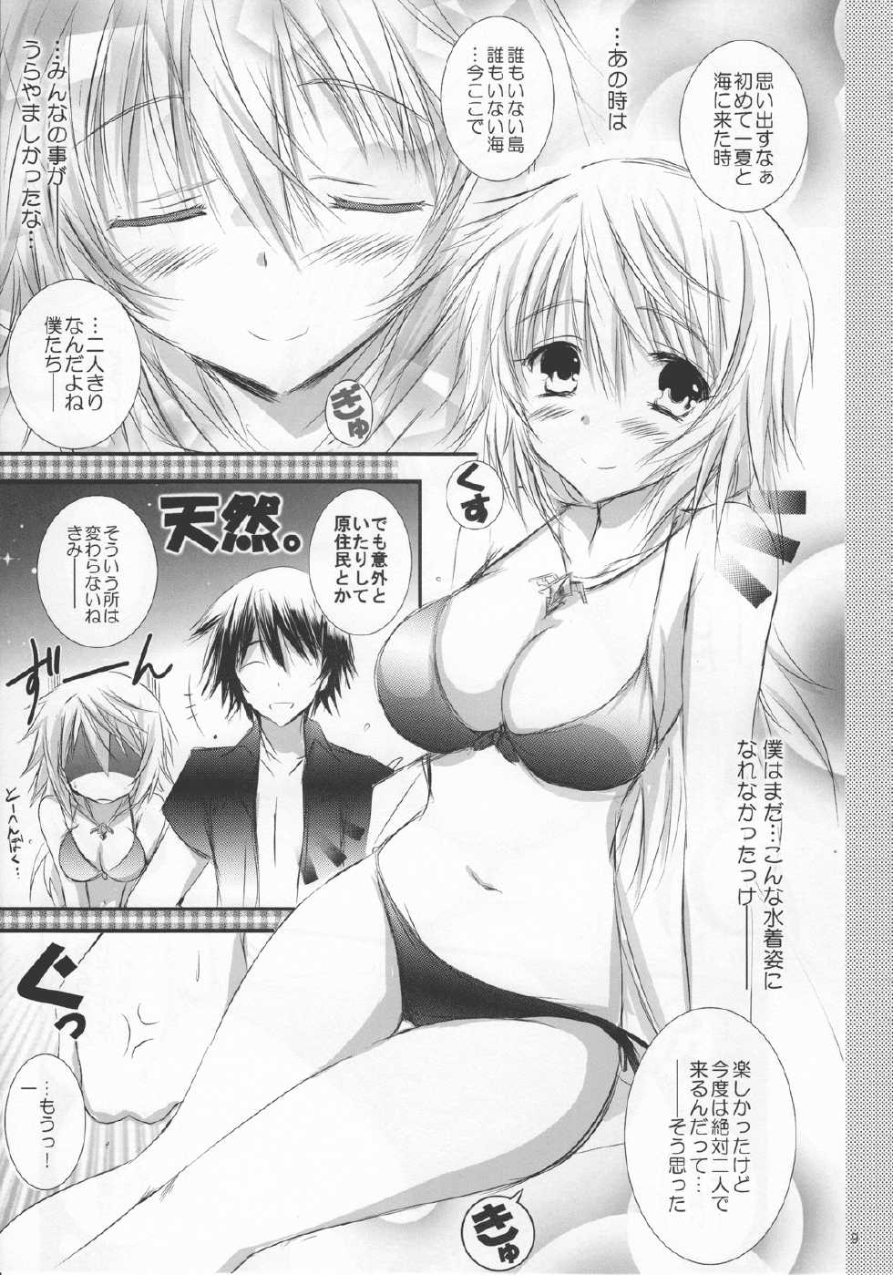 (C82) [SONIC WINTER (Tsukishima Kai)] Futari no Natsu Monogatari.  Our Summer Memory (Infinite Stratos) - Page 8