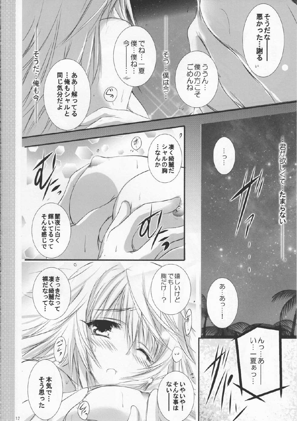 (C82) [SONIC WINTER (Tsukishima Kai)] Futari no Natsu Monogatari.  Our Summer Memory (Infinite Stratos) - Page 11