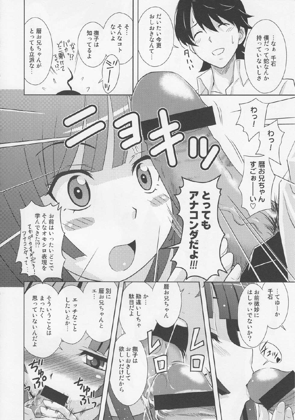 (C78) [STUDIO RUNAWAY WOLF (Nakajima Akihiko)] Nadeko Strike!! (Bakemonogatari) [2nd Edition 2012-08-19] - Page 13