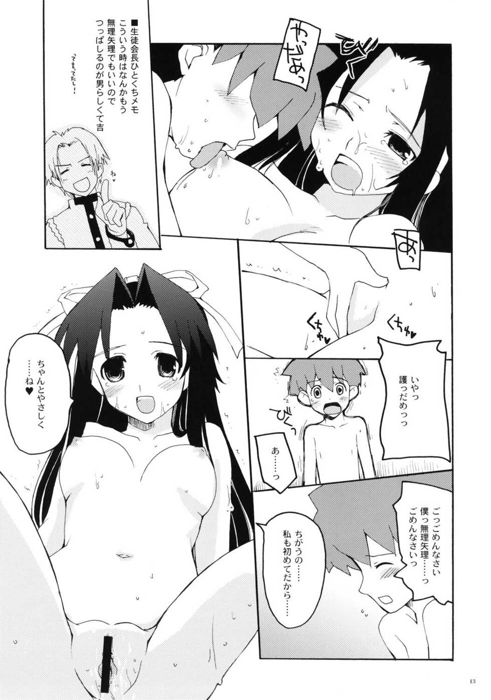 (C71) [Hachiouji Kaipan Totsugeki Kiheitai (Makita Yoshiharu)] Fool For Your Loving (Mamoru-kun ni Megami no Shukufuku wo!) - Page 12