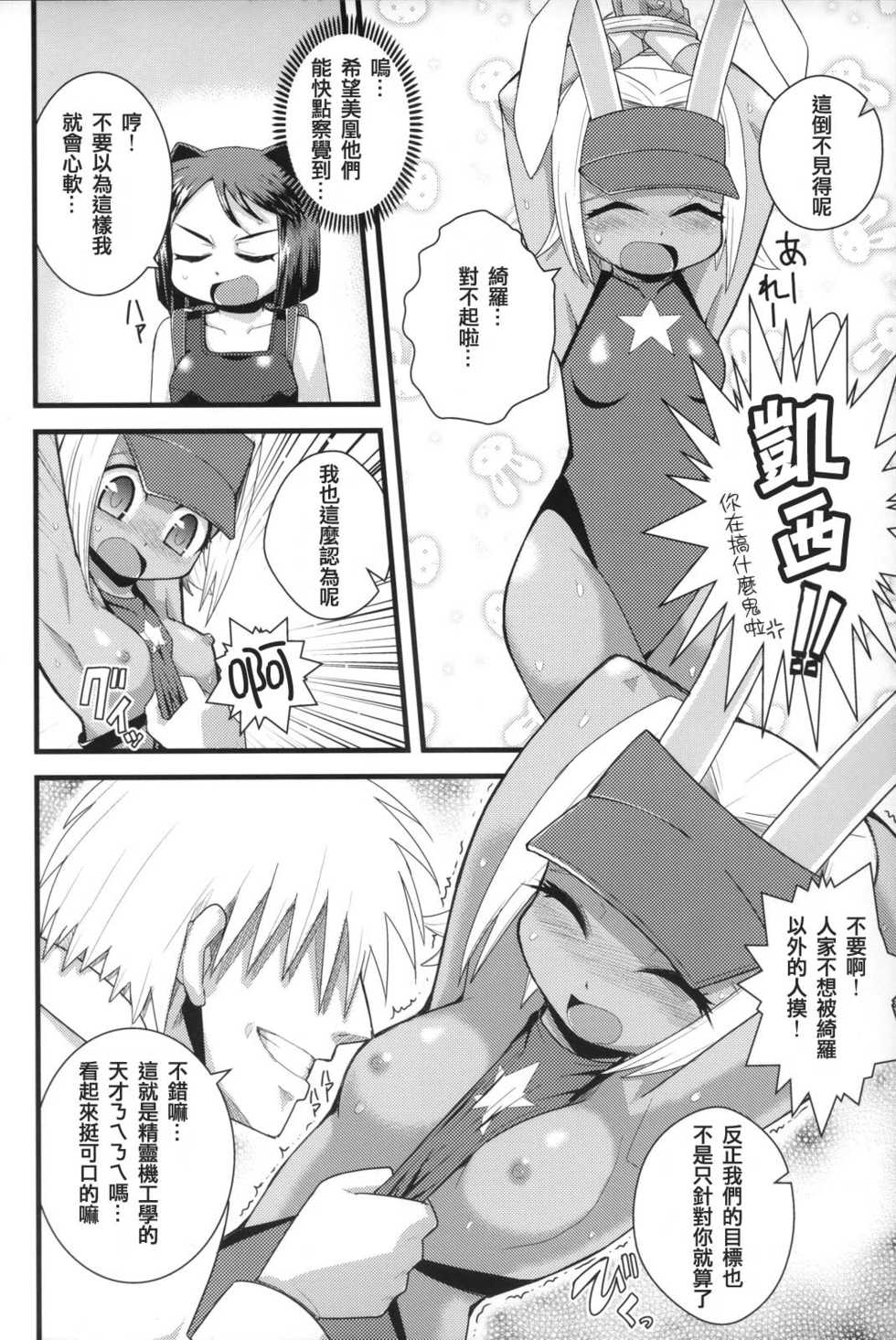 (C74) [WICKED HEART (ZOOD)] Tensai Banzai Daikassai! (Arcana Heart 2) [Chinese] - Page 5