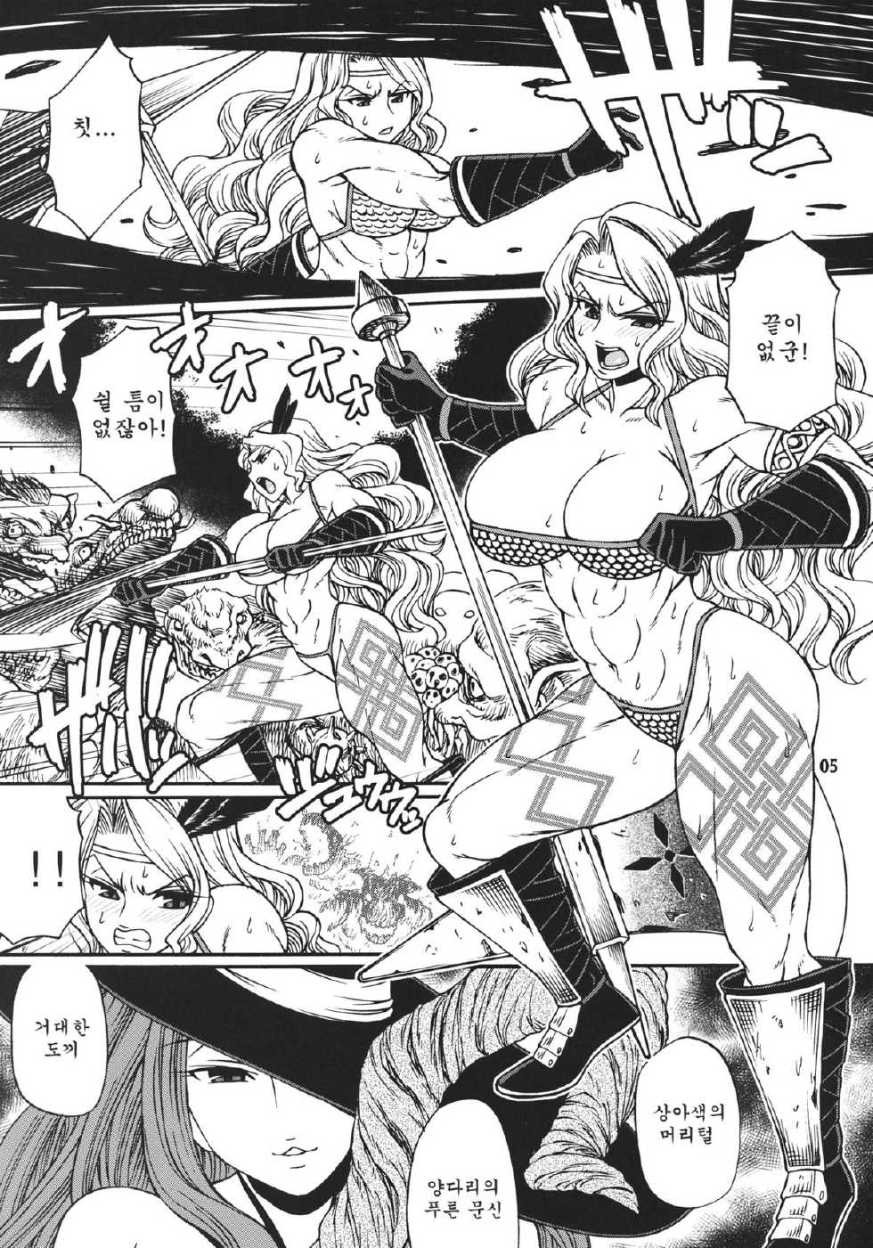 (C80) [CELLULOID-ACME (Chiba Toshirou)] PARTY HARD (Dragon's Crown) [Korean] [Team Arcana] - Page 4