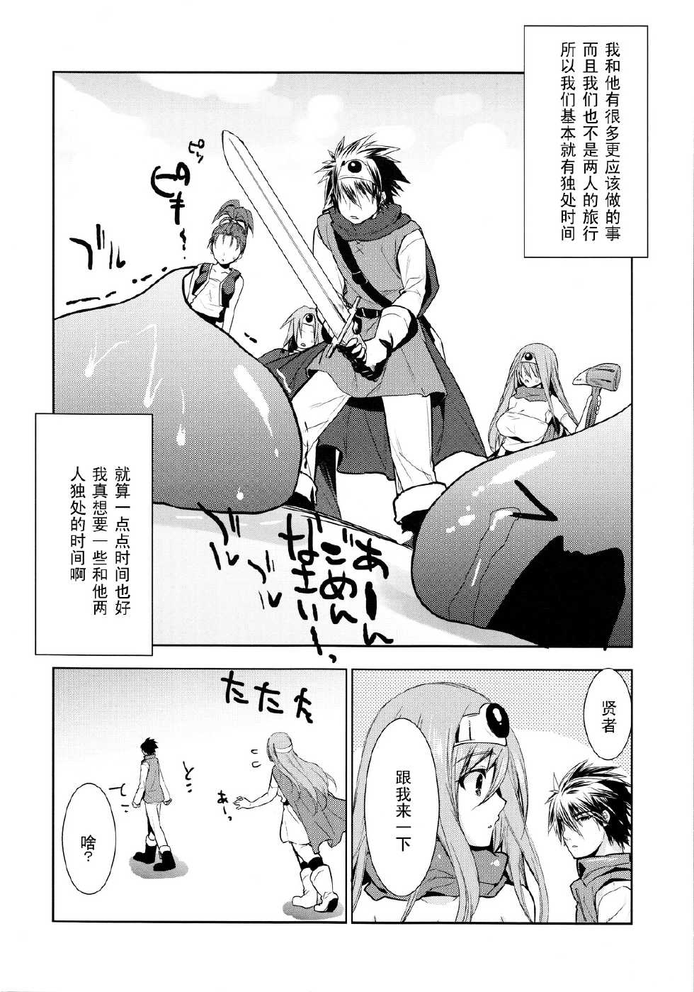 (SC49) [Tamashu (Ohkami Ryosuke)] LOVEHERO.18 (Dragon Quest III) [Chinese] [黑条汉化] - Page 5