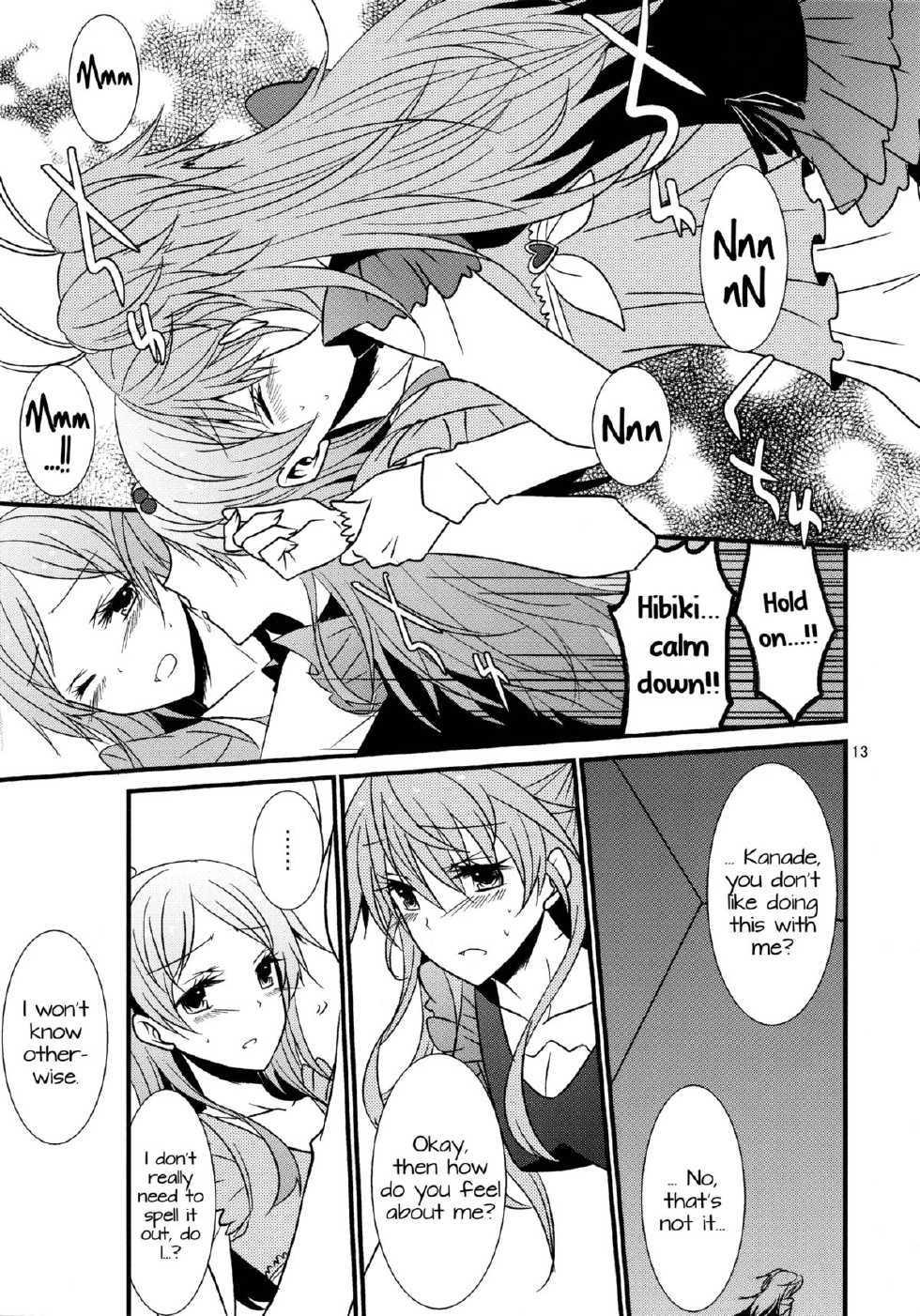 (COMIC1☆5) [434NotFound (isya)] Flow Beat & After Story (Suite PreCure) [English] [Yuri-ism] - Page 12