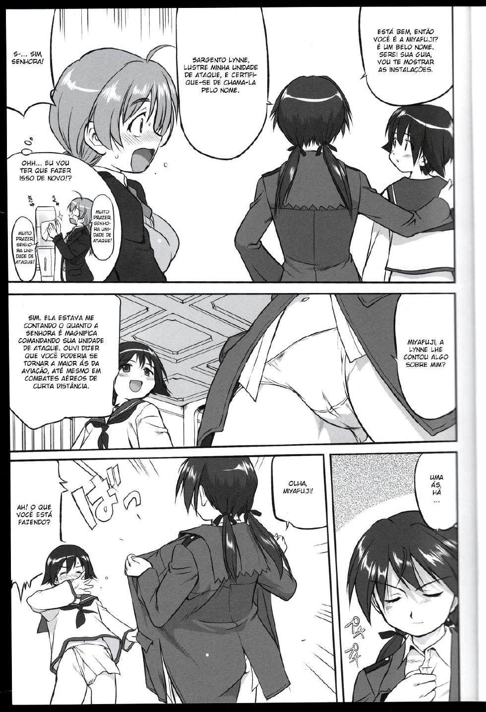 (C75) [Takotsuboya (TK)] Witch-tachi no No-Pantsu - Witches' No Panties (Strike Witches) [Portuguese-BR] [DanteKunBR] - Page 10