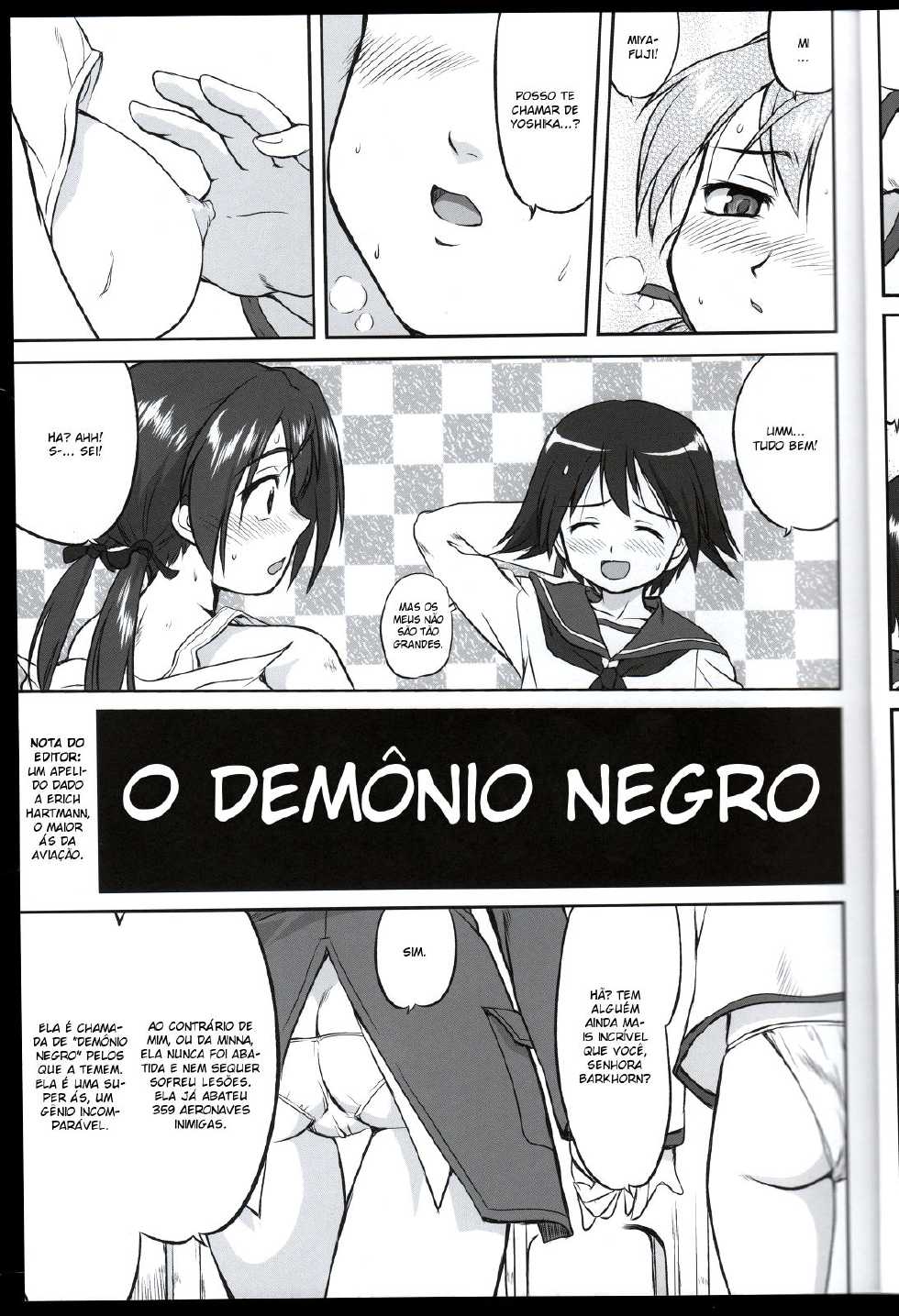 (C75) [Takotsuboya (TK)] Witch-tachi no No-Pantsu - Witches' No Panties (Strike Witches) [Portuguese-BR] [DanteKunBR] - Page 12