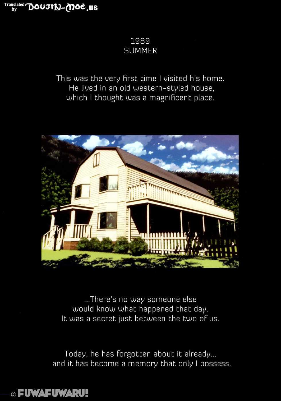 (C80) [Kouzaka-san, Makino Jimusho] SISTERS - Kakusareta Kioku, Natsu no Owaranai Hi (SISTERS -Natsu no Saigo no Hi-) [English] {doujin-moe.us, Fuwafuwaru} - Page 2