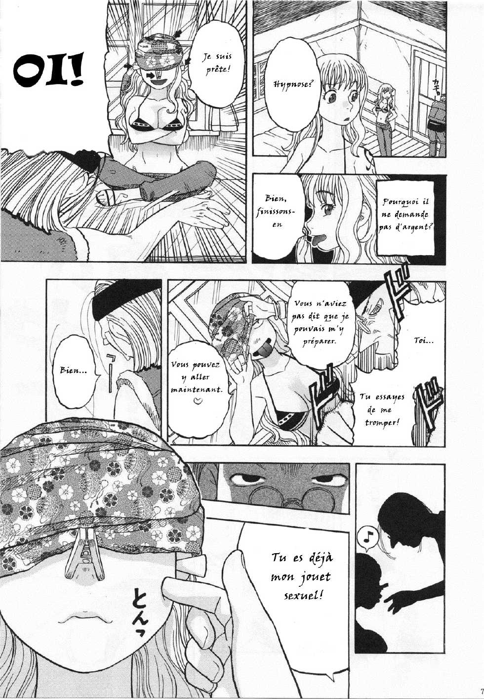 (C81) [Studio Wallaby (Niiruma Kenji)] Nami no Iinari Saimin | L'hypnose submissive de Nami (One Piece) [French] {Ryugakari-kun} - Page 4