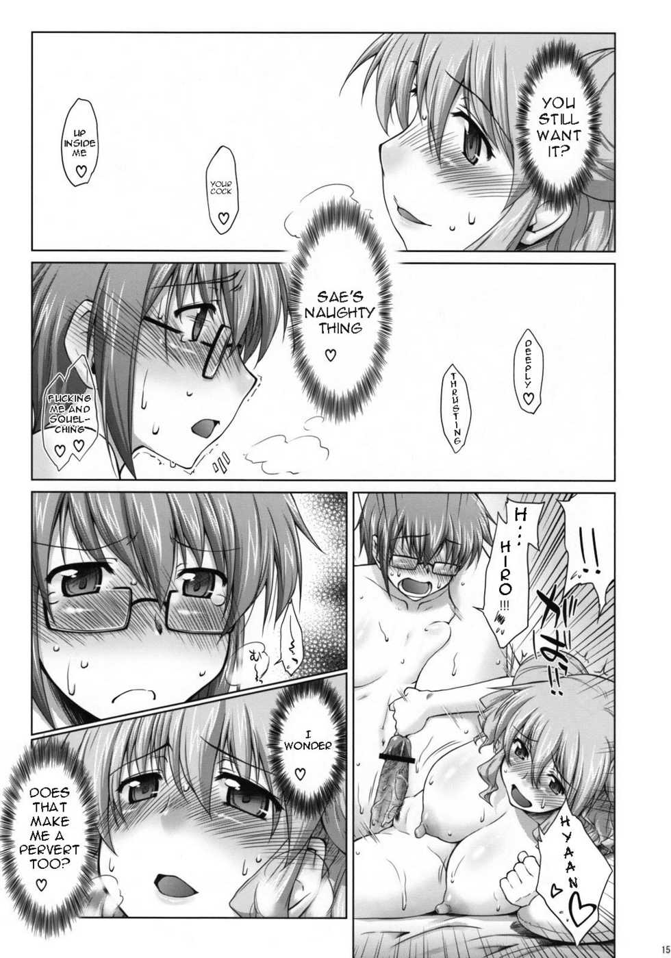 (C74) [Sago-Jou (Seura Isago)] Ayafuya Rocket (Hidamari Sketch) [English] [Yuribou] - Page 15