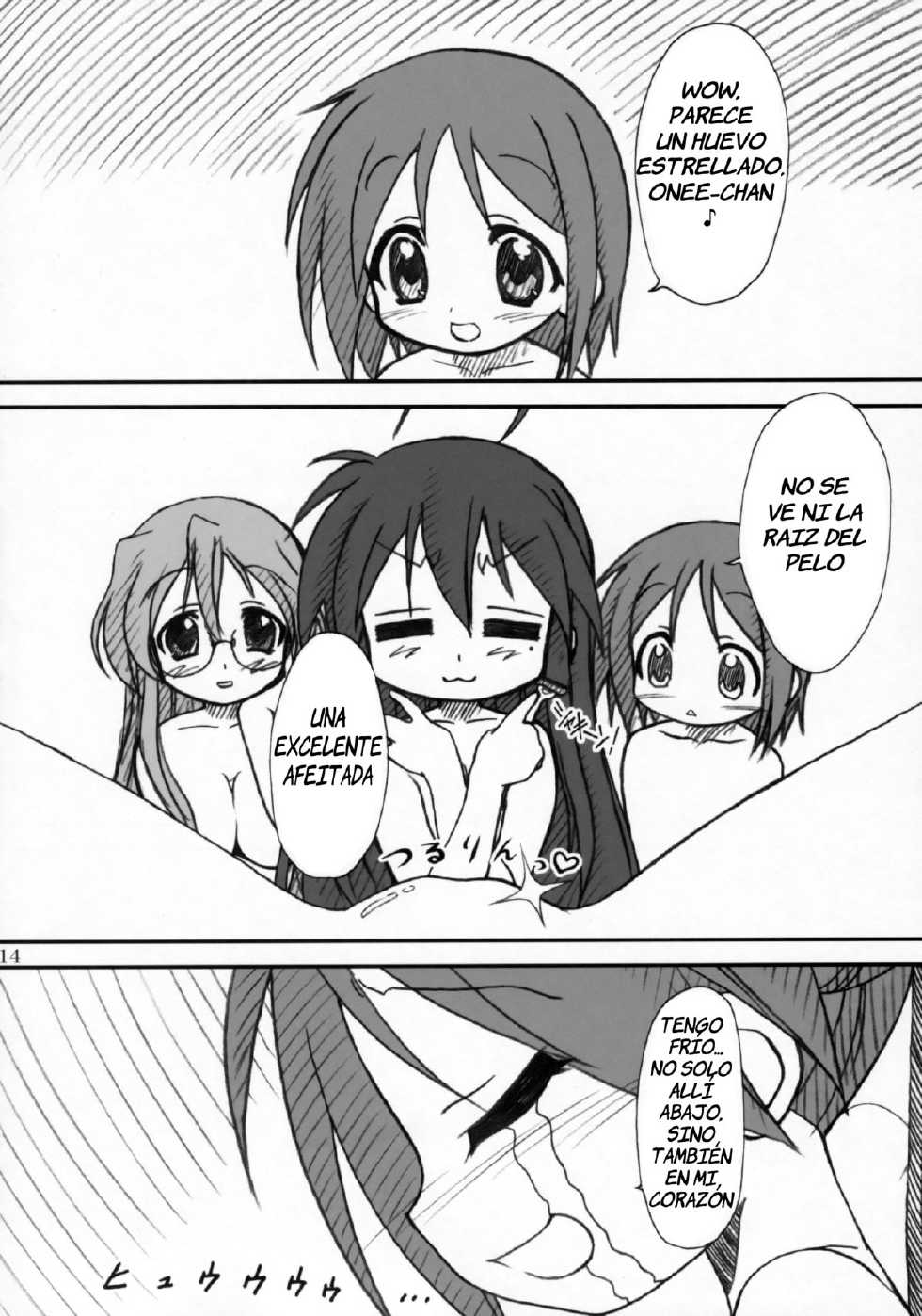 (C72) [MEKONGDELTA, DELTAFORCE (Route39, Zenki)] Kagamin de Asobou!! (Lucky Star) [Spanish] [Kedamono] - Page 13