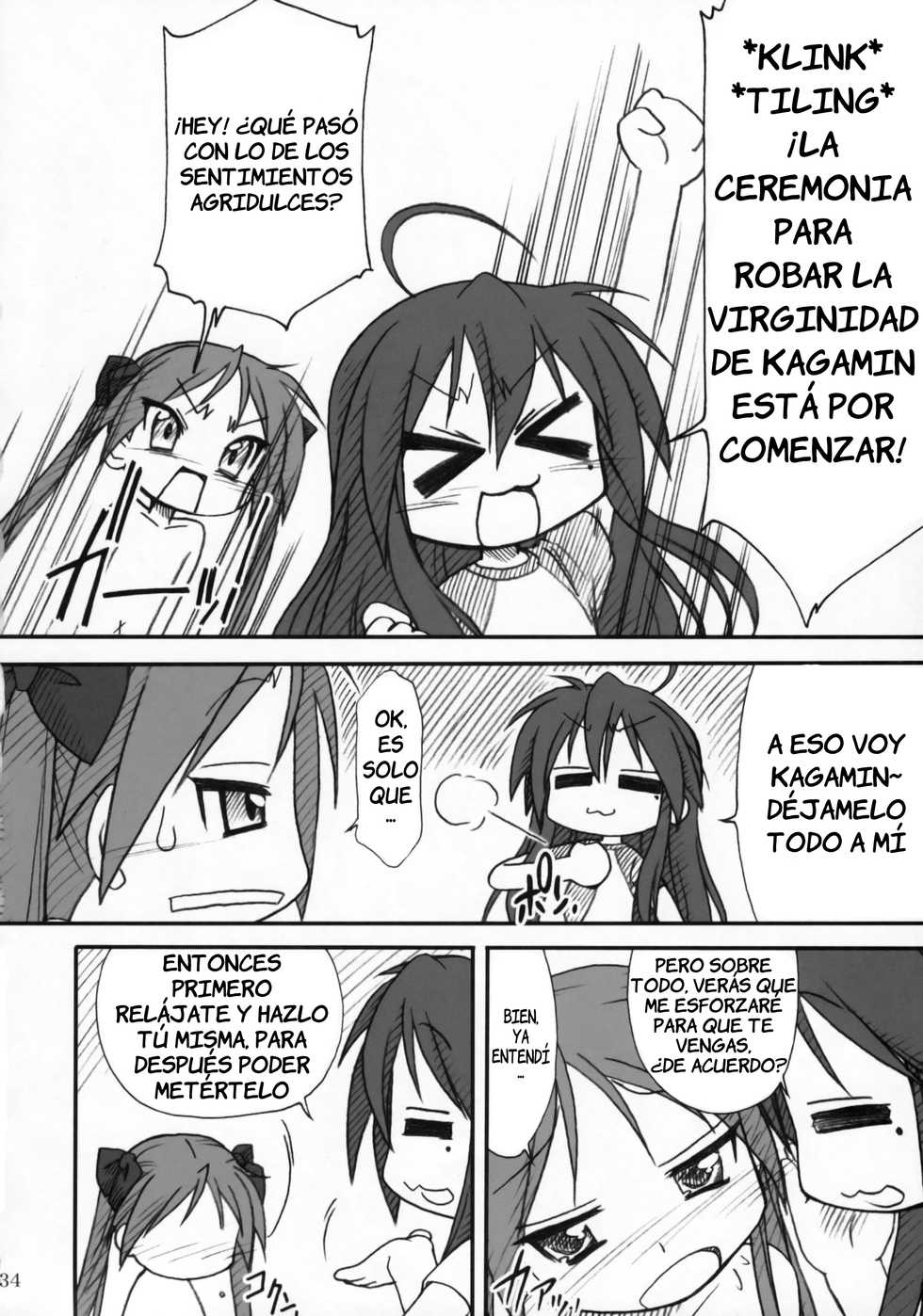 (C72) [MEKONGDELTA, DELTAFORCE (Route39, Zenki)] Kagamin de Asobou!! (Lucky Star) [Spanish] [Kedamono] - Page 33
