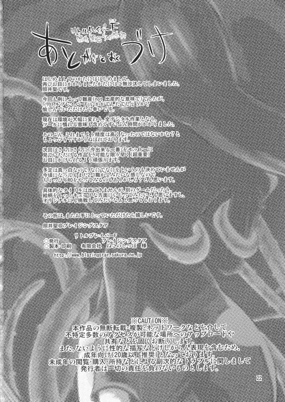 (C79) [Blazing Star (Terry Hijiri)] Little Braver F (Ragnarok Online) [English] - Page 21