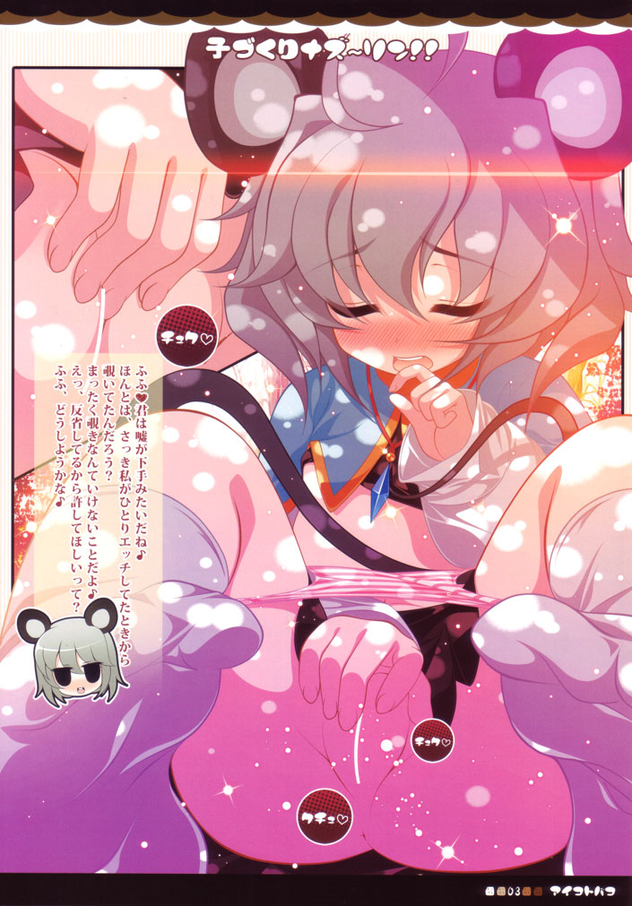 (Reitaisai SP2) [Aikotobako (Goriyaku)] Kozukuri Nazrin!! (Touhou Project) - Page 3