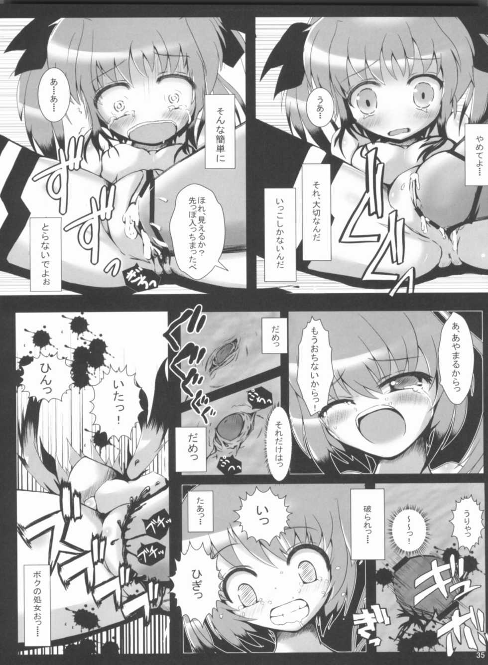 (C80) [NextPreview (MIA, Kasuki Masato)] Ryoujoku Material (Mahou Shoujo Lyrical Nanoha) - Page 34