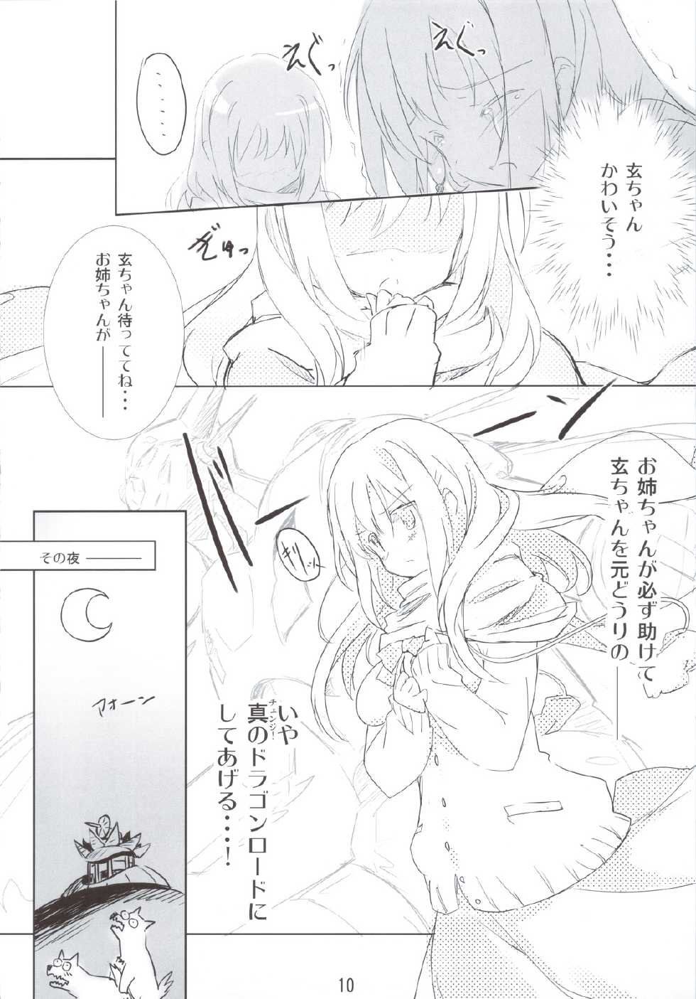 (C82) [korokoro koronP (Fujiwara Warawara)] Kanojo wa Achiga no Okamase-san da! (Saki Achiga-hen) - Page 9