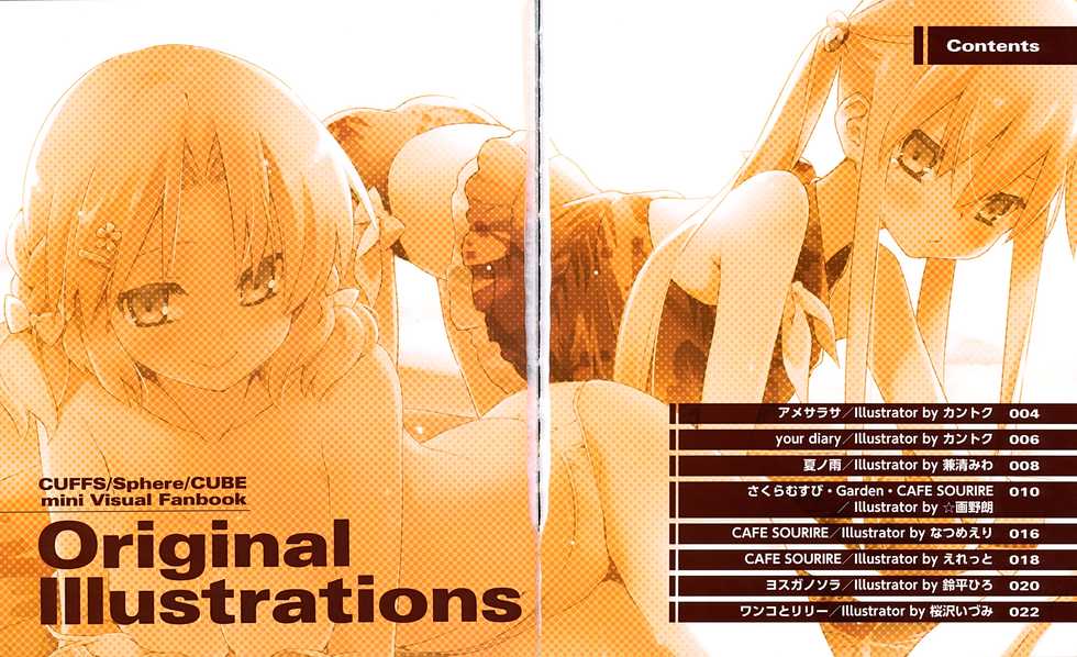 C82 CUFFS/Sphere/CUBE mini Visual Fan Book - Page 3