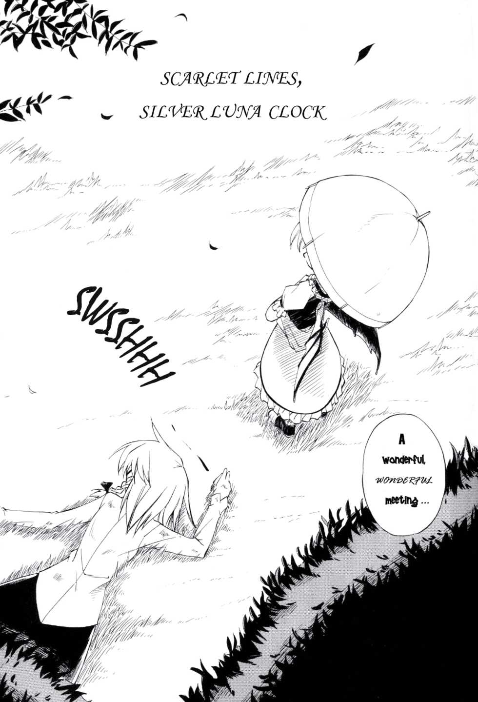 (C67) [Saku Saku Tei (Hikawa Shou)] Akaki Ito Gin no Tsuki Dokei | Scarlet Lines Silver Luna Clock (Touhou Project) [English] - Page 6