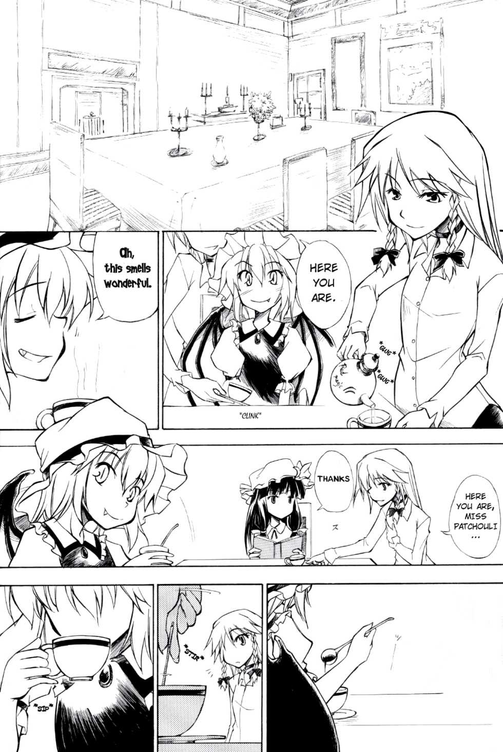 (C67) [Saku Saku Tei (Hikawa Shou)] Akaki Ito Gin no Tsuki Dokei | Scarlet Lines Silver Luna Clock (Touhou Project) [English] - Page 19