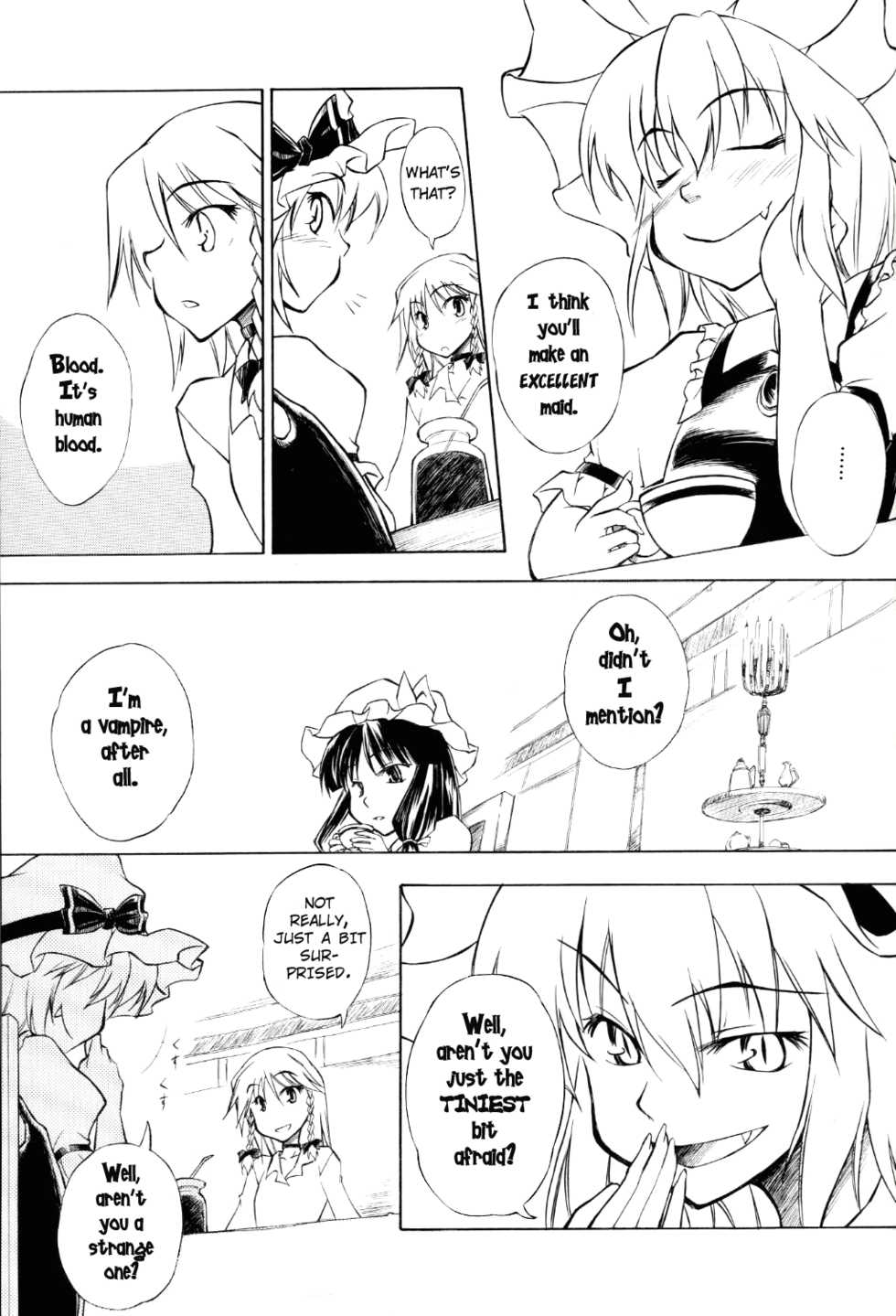 (C67) [Saku Saku Tei (Hikawa Shou)] Akaki Ito Gin no Tsuki Dokei | Scarlet Lines Silver Luna Clock (Touhou Project) [English] - Page 20