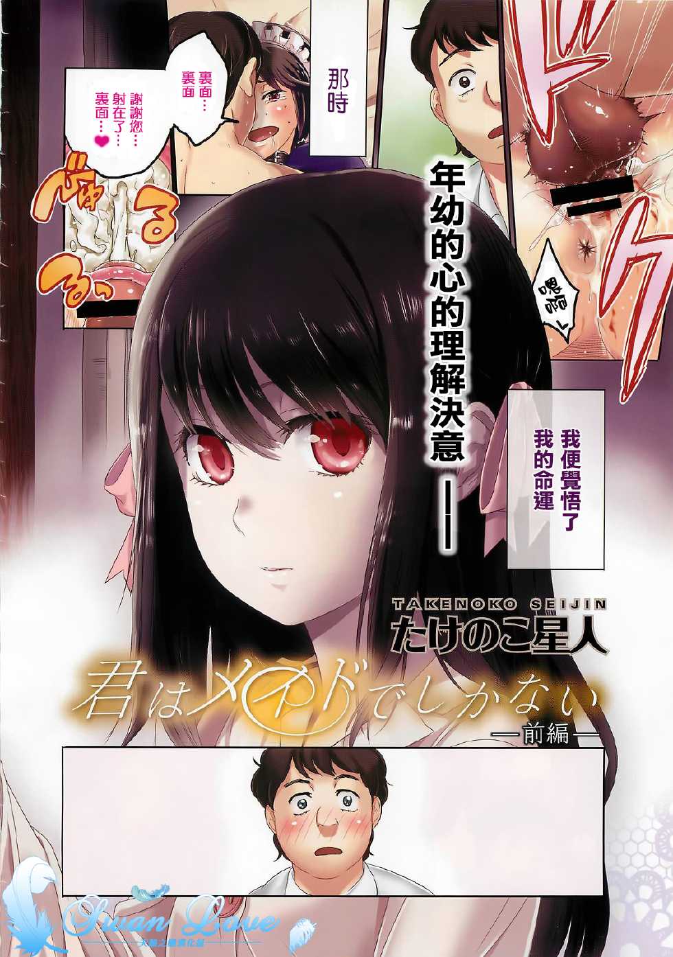 [Takenoko Seijin] Kimi wa Maid de Shika Nai -Zenpen- (Comic Megastore 2012-02) [Chinese] [天鹅之恋] - Page 2
