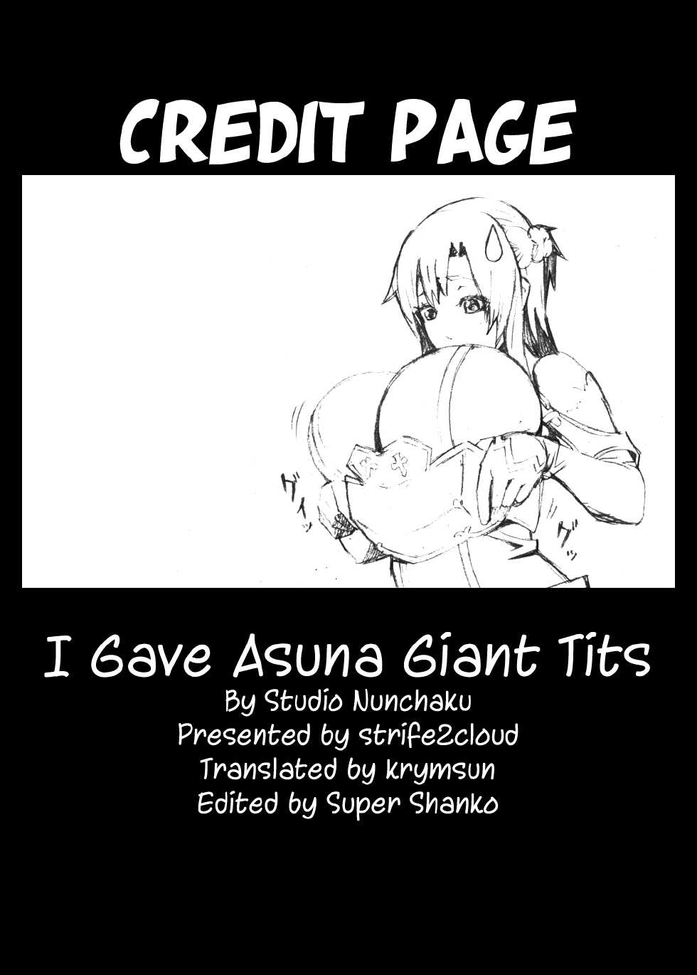 [Studio Nunchaku (Autumm)] Asuna o Bakunyuu ni Shite Mita | I Gave Asuna Giant Tits (Sword Art Online) [English] [Krymsun] [Digital] - Page 27