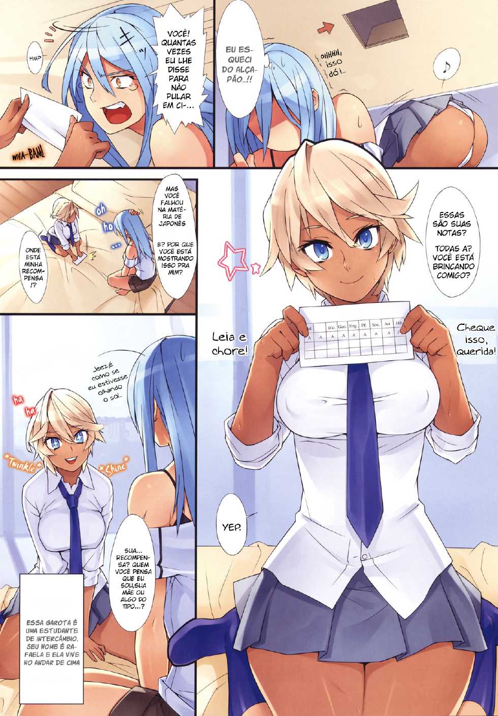 [23] SUMMER VACATION (COMIC Megastore 2011-10) [Portuguese-BR] [S2Yuri] [Decensored] - Page 2