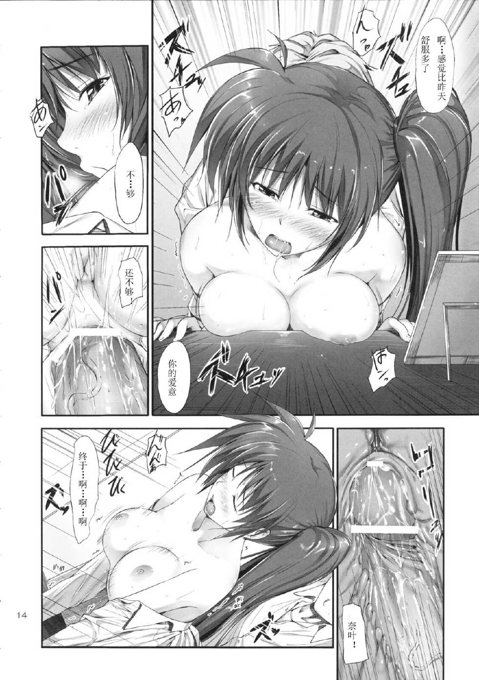 (COMIC1☆6) [IV VA SHIN (Mikuni Mizuki)] Home Sweet Home ～ Nanoha hen ～ (Mahou Shoujo Lyrical Nanoha) [Chinese] [個人漢化] - Page 13