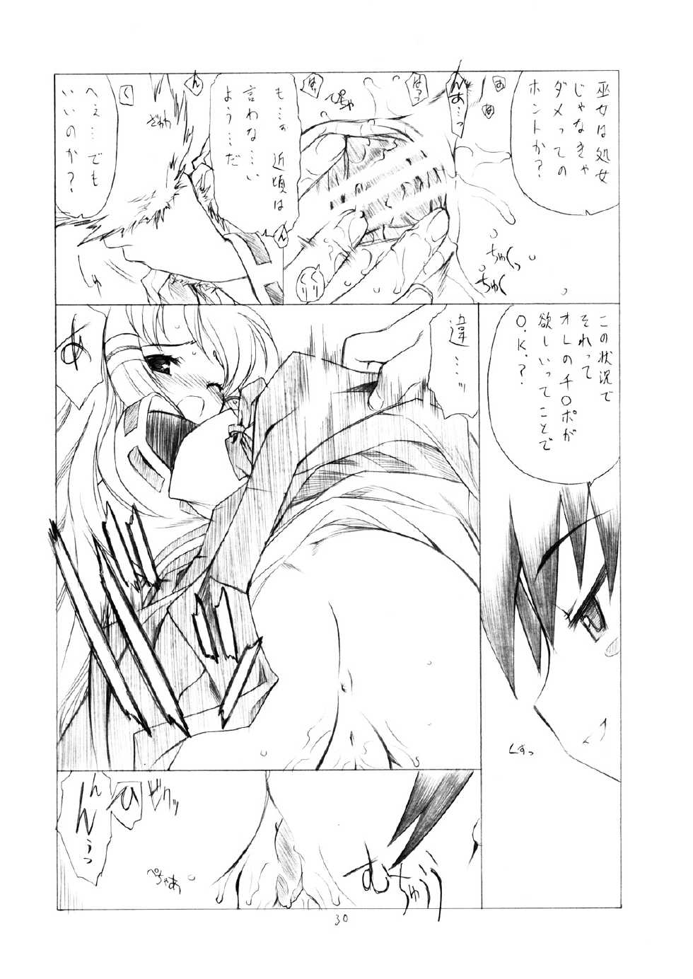(C72) [Uroboros, Senzankou (Ramiya Ryou, Utatane Hiroyuki)] Shisho Miko Nurse (Doki Doki Majo Shinpan!) - Page 29