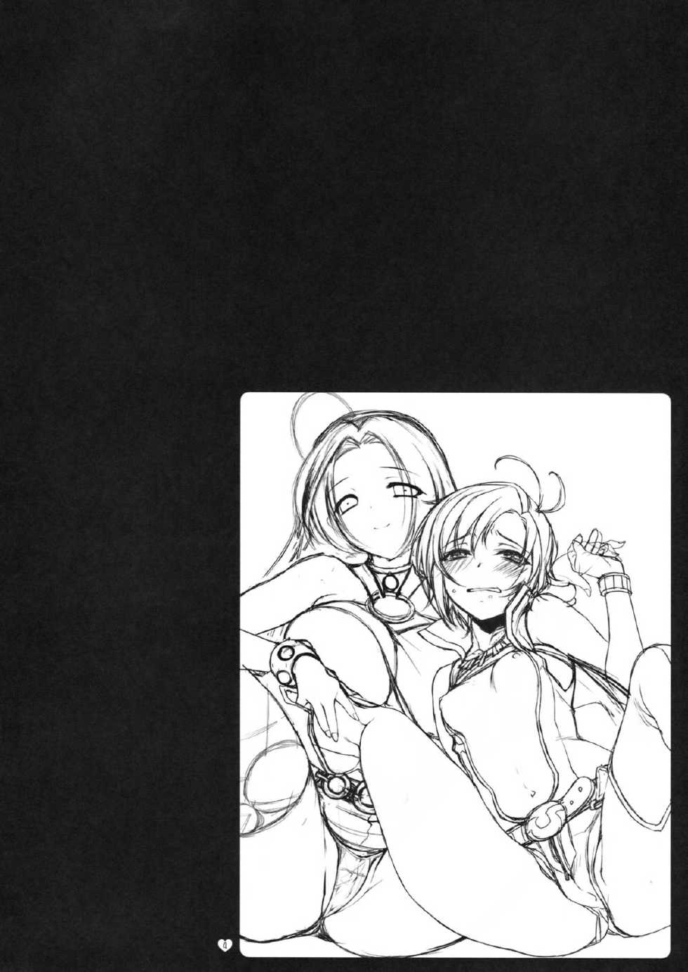 (C82) [L.L.MILK, Dotechin Tengoku (Sumeragi Kohaku, Ryuuki Yumi)] Ore no Idol ga Konna ni Azu to Mako! (THE IDOLM@STER) - Page 3