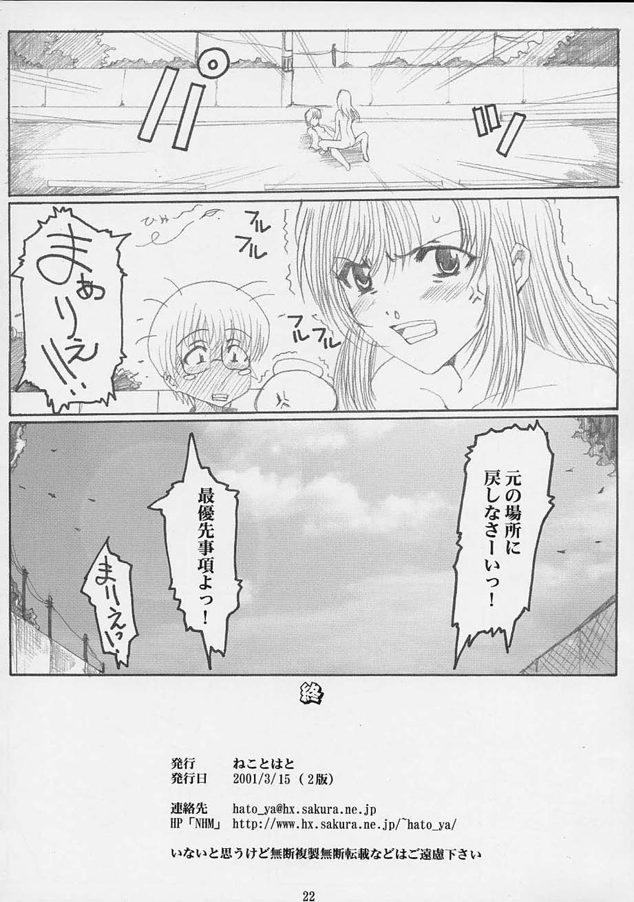 (CR31) [Neko to Hato (Hatoya Mameshichi)] Himitsu no Tokubetsu Jugyou (Onegai Teacher) - Page 21