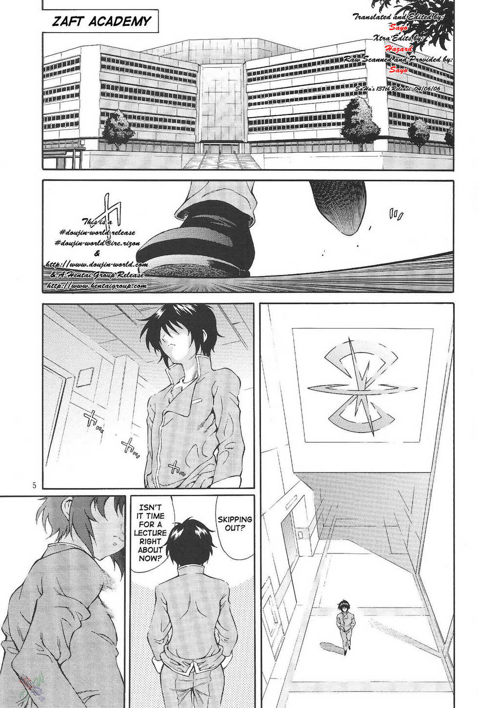 (C68) [GUST (Harukaze Soyogu)] Burning!! 0 (Mobile Suit Gundam SEED DESTINY) [English] [SaHa] - Page 4