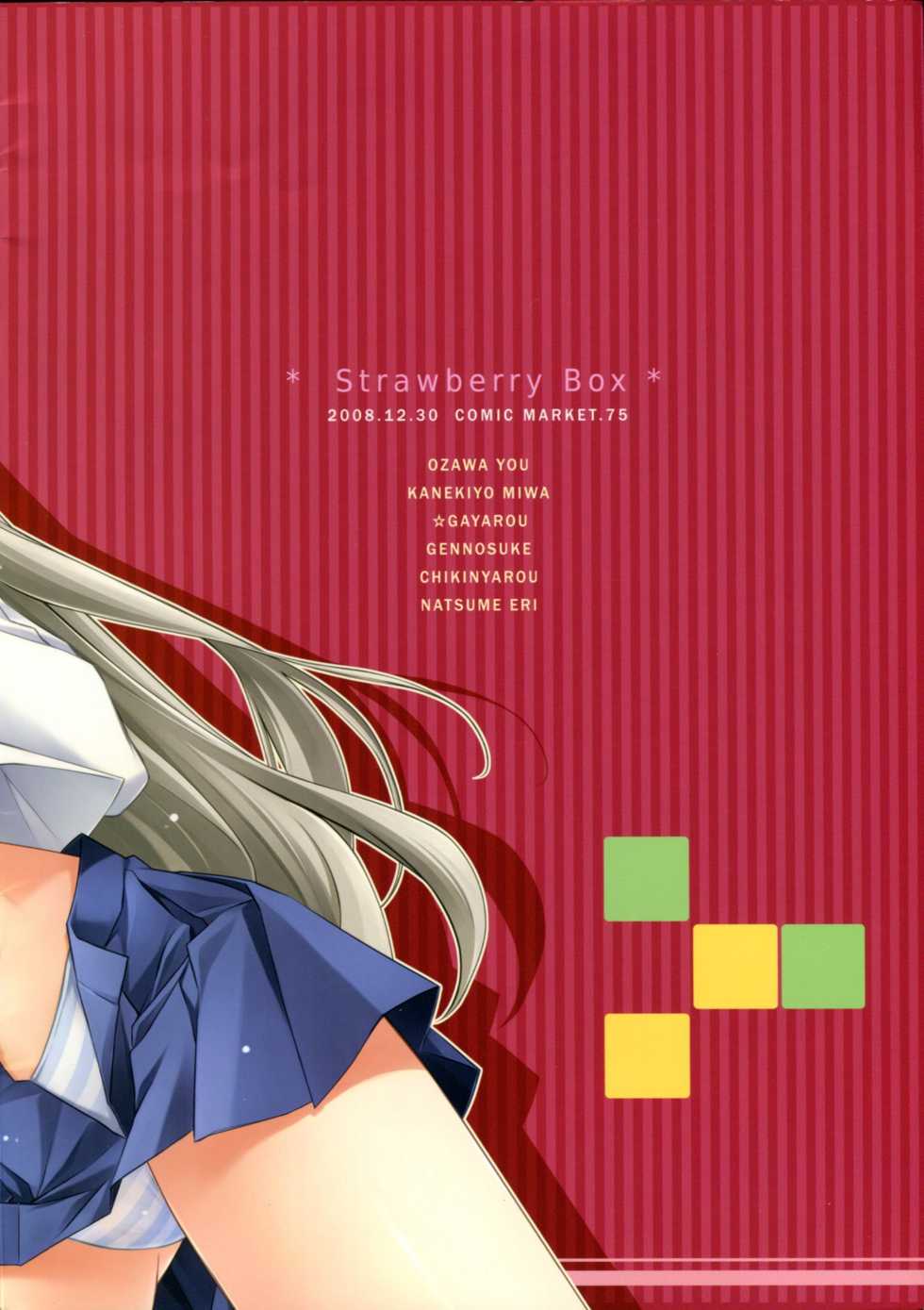 (C75) [Akutoku Doumei (Gennosuke, Kanekiyo Miwa)] Strawberry Box (CLANNAD) - Page 19