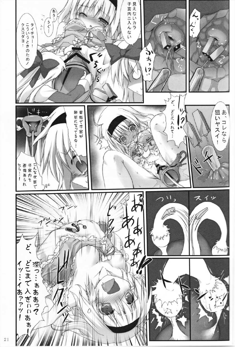 (C83) [Suzunaridou (Izumi Yukiru)] Alice in Nightmare (Touhou Project) - Page 21