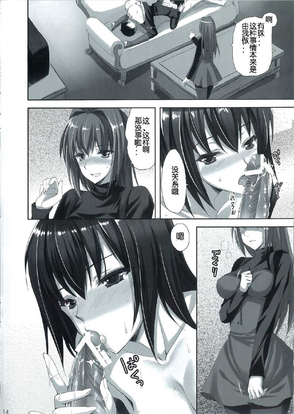 (C83) [Aigamodou (Ayakawa Riku)] Mahou Tsukai no Yotogi 2 (Mahou Tsukai no Yoru) [Chinese] [脸肿汉化组] - Page 15
