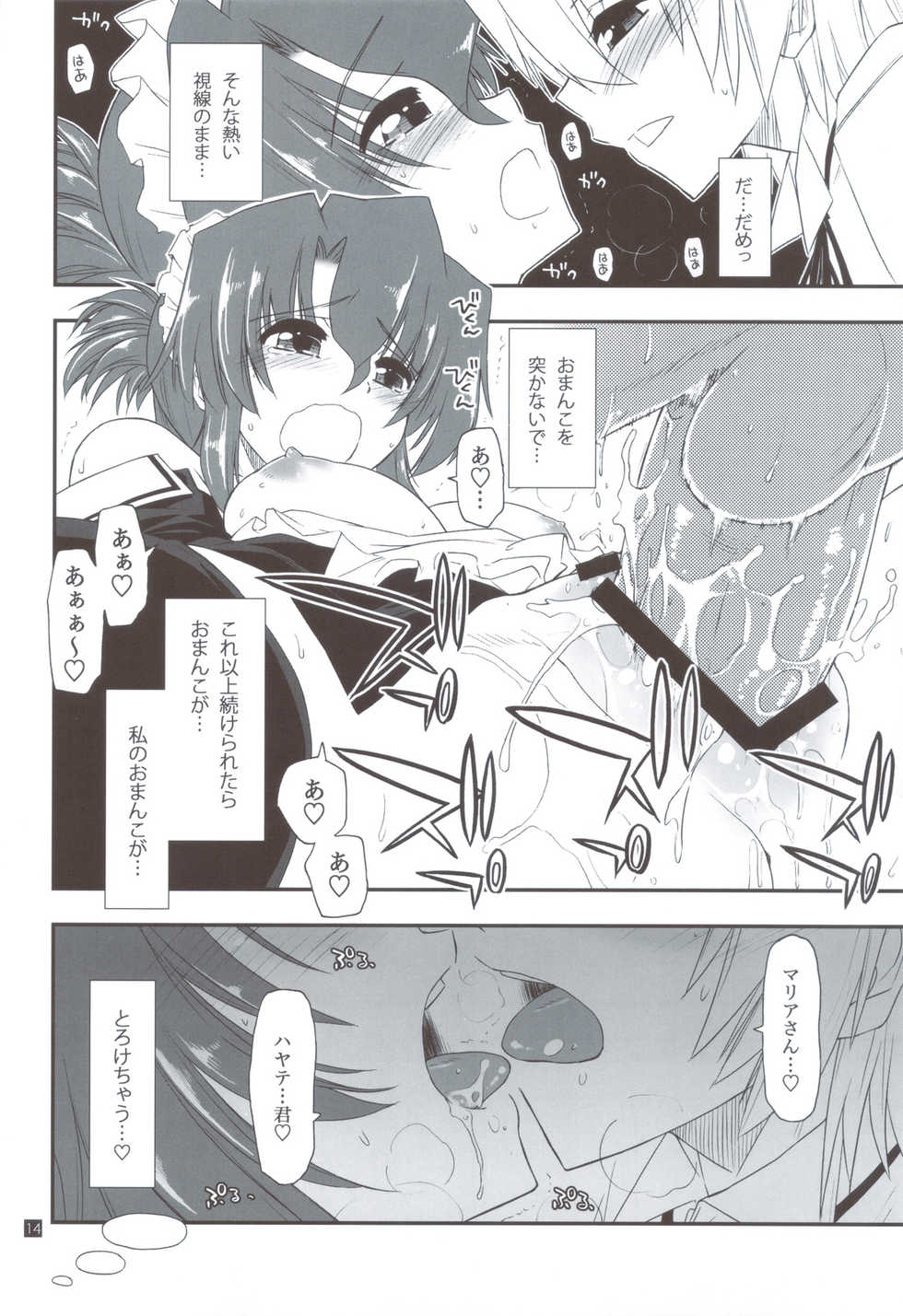 (C82) [Girigiri Nijiiro (Kamino Ryu-ya)] Shitsutora All Stars (Hayate no Gotoku!) - Page 13