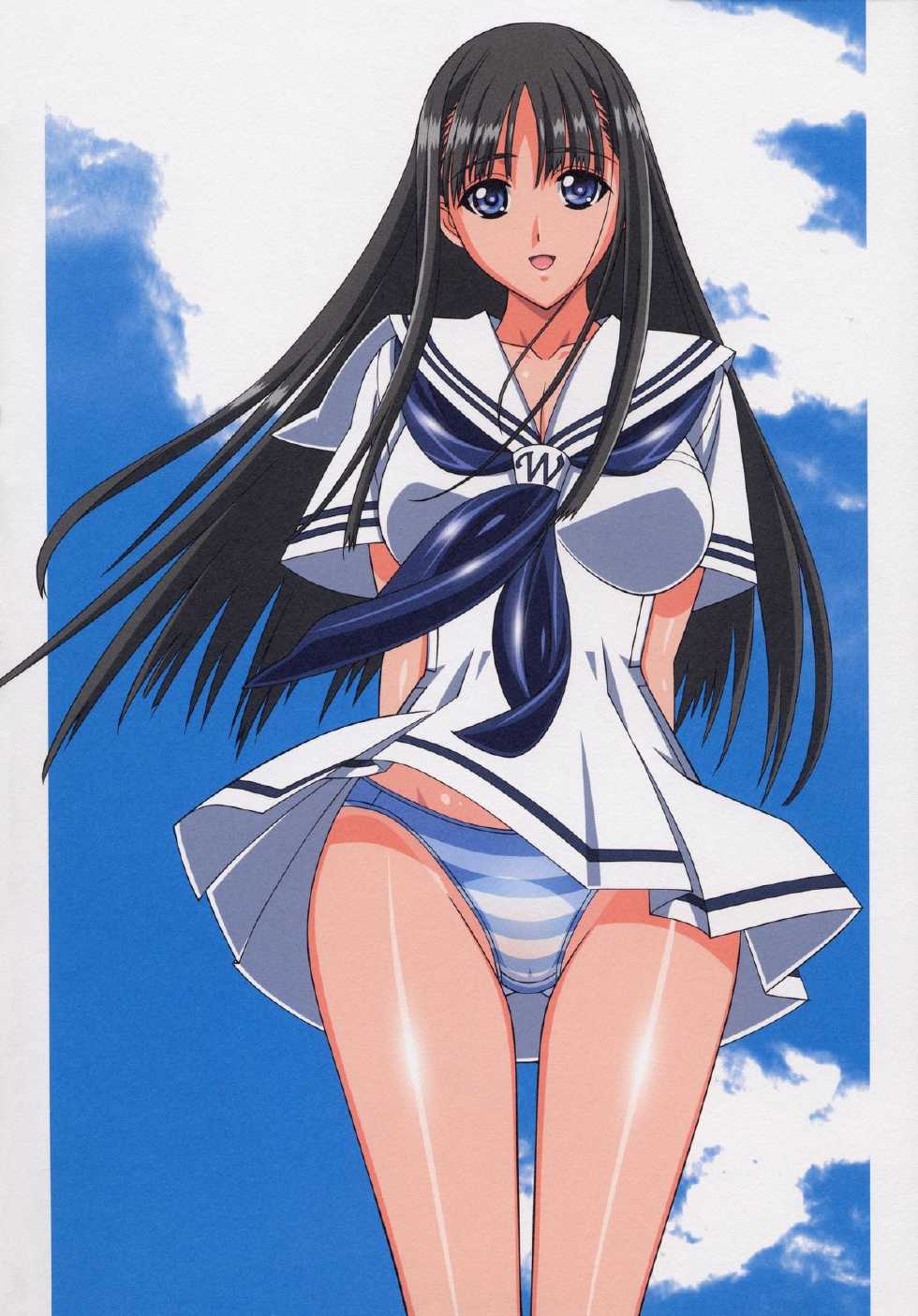 (C72) [SHIMAHOKKE (Kuroda Kazuya)] SHIMAHOKKE COLORS 2 (Chrno Crusade, Princess Resurrection, Sora no Iro, Mizu no Iro) - Page 9