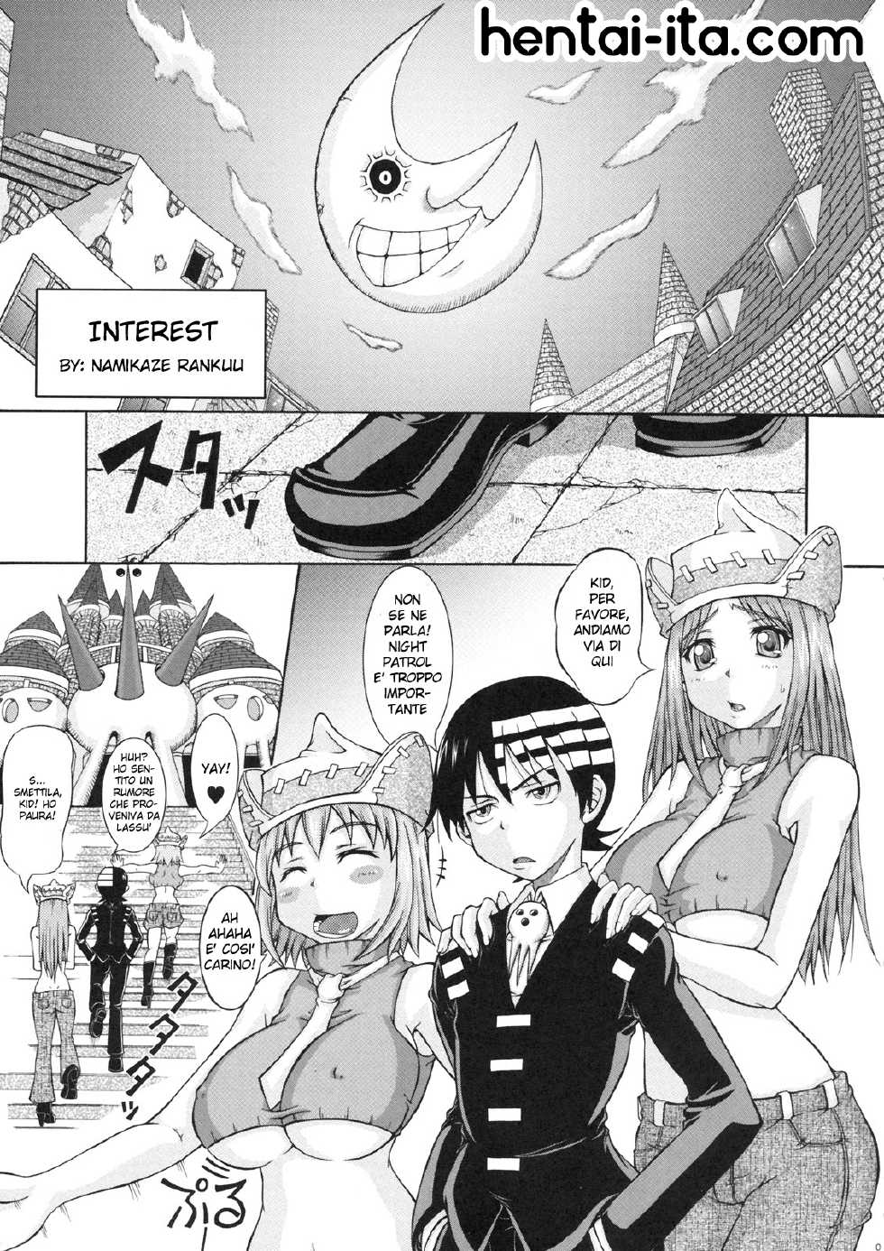 (C77) [Rabbit Labyrinth (Namikaze Rankuui)] Interest (RABIx2 3rd) (Soul Eater) [Italian] [Le Silver] - Page 4